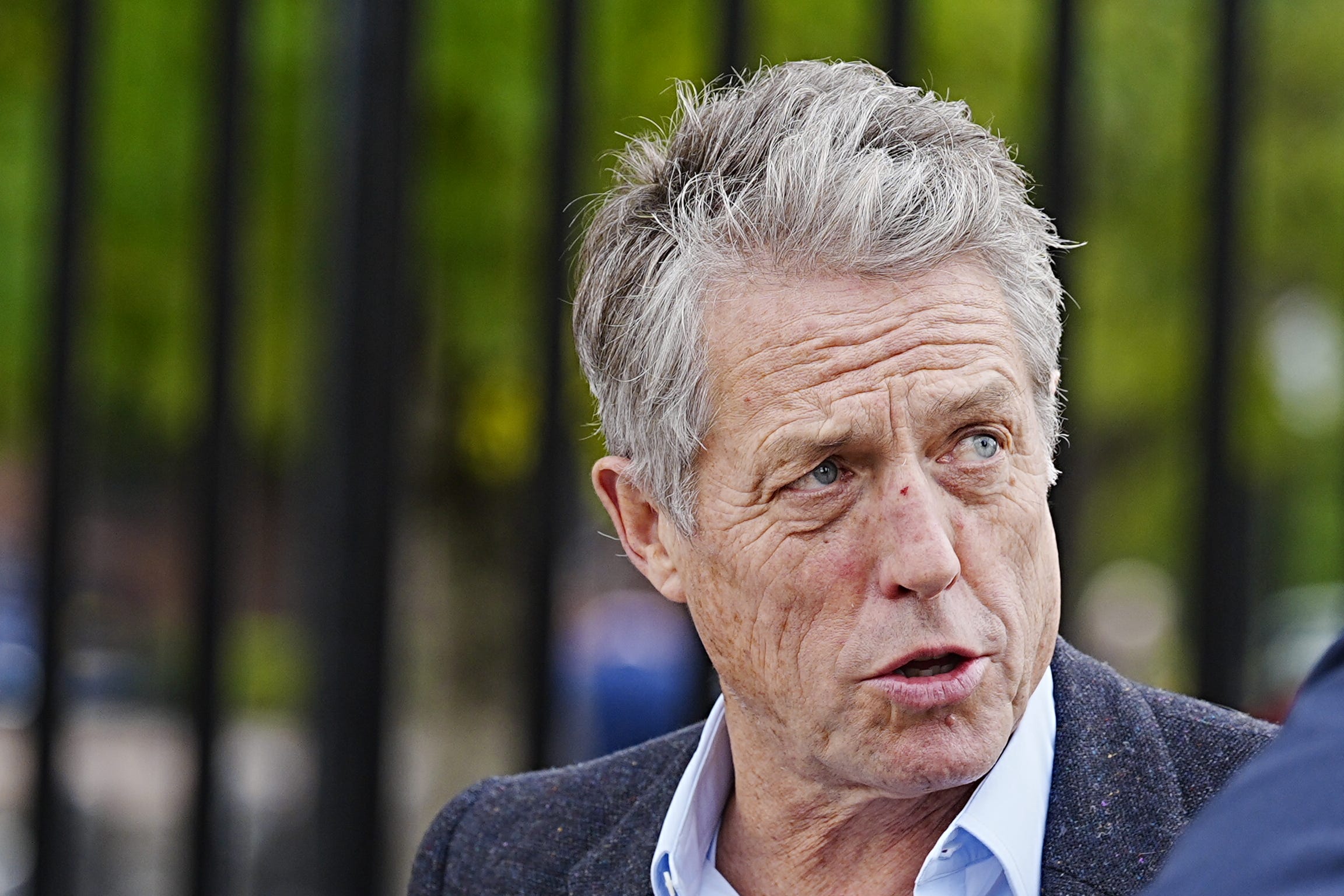 The safeguarding of children is an issue that must always rise above politics, Hugh Grant said