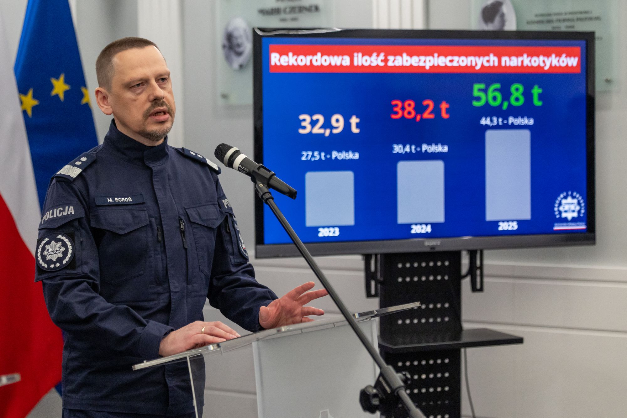 Polish police confirmed that over 9 tonnes of narcotics were seized in the major operation