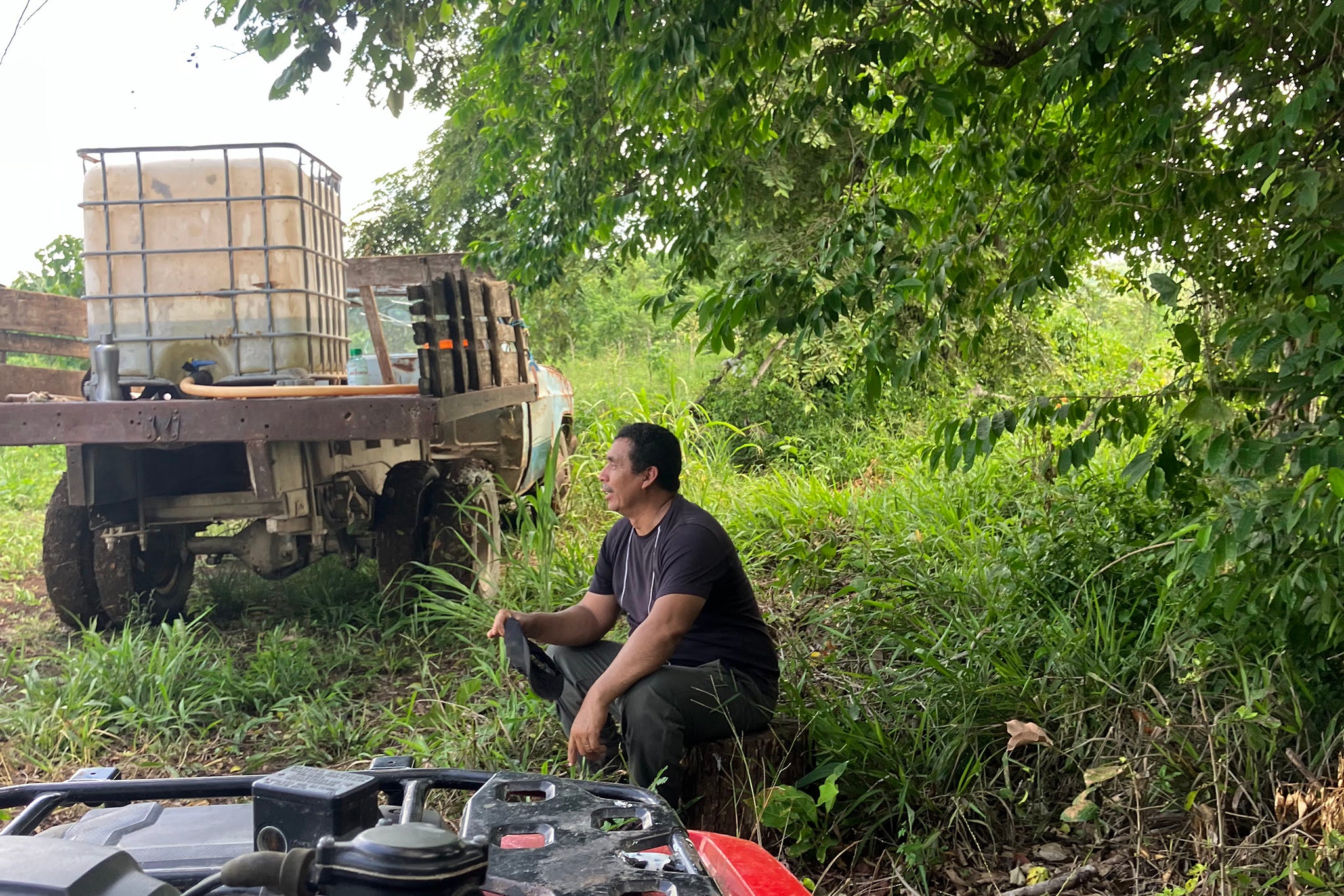 Don José, the most senior elder of Cinco de Febrero and a farmer whose family have been in Campeche for generations