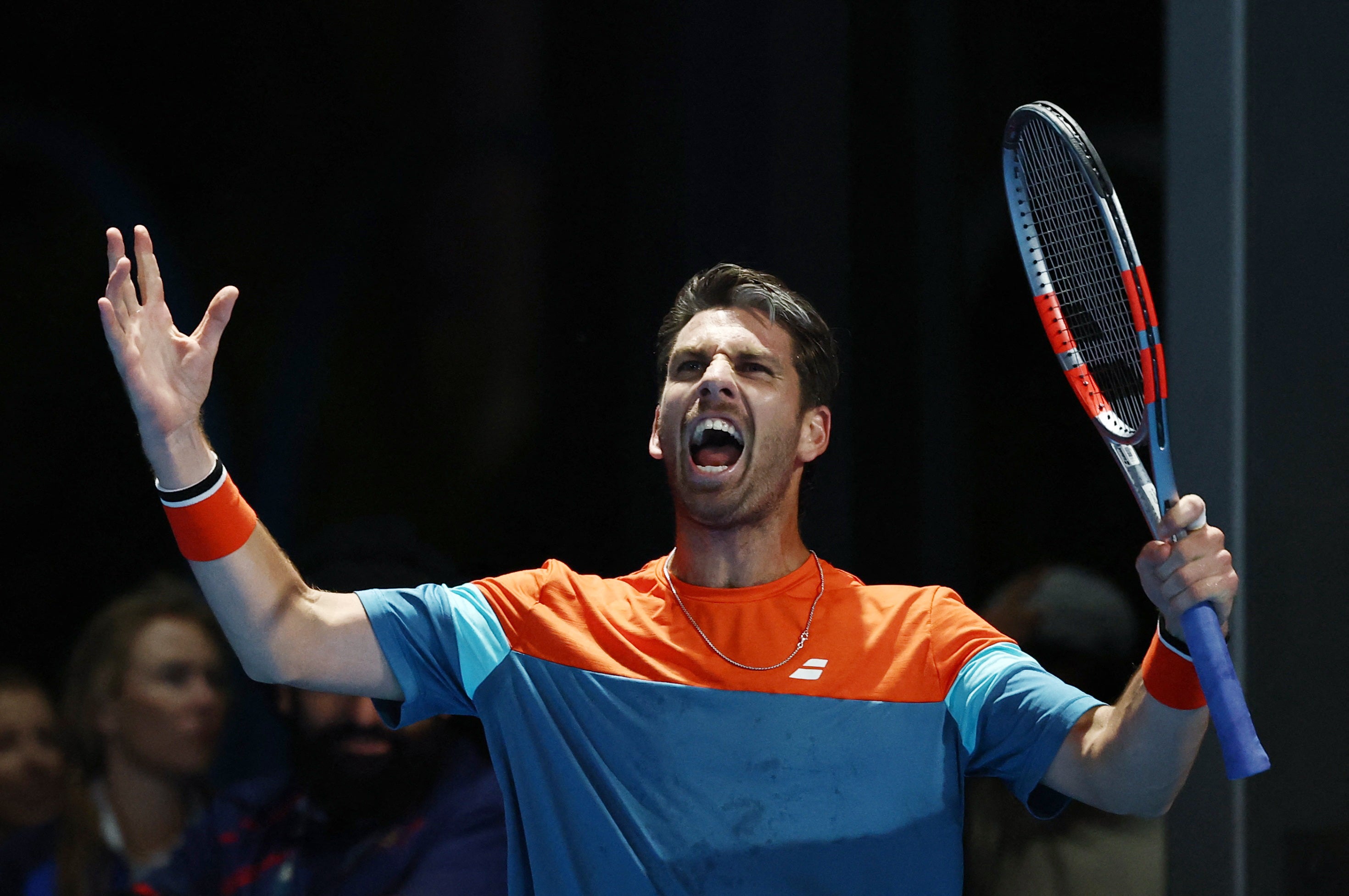 Cameron Norrie battled through to the Australian Open third round on Wednesday
