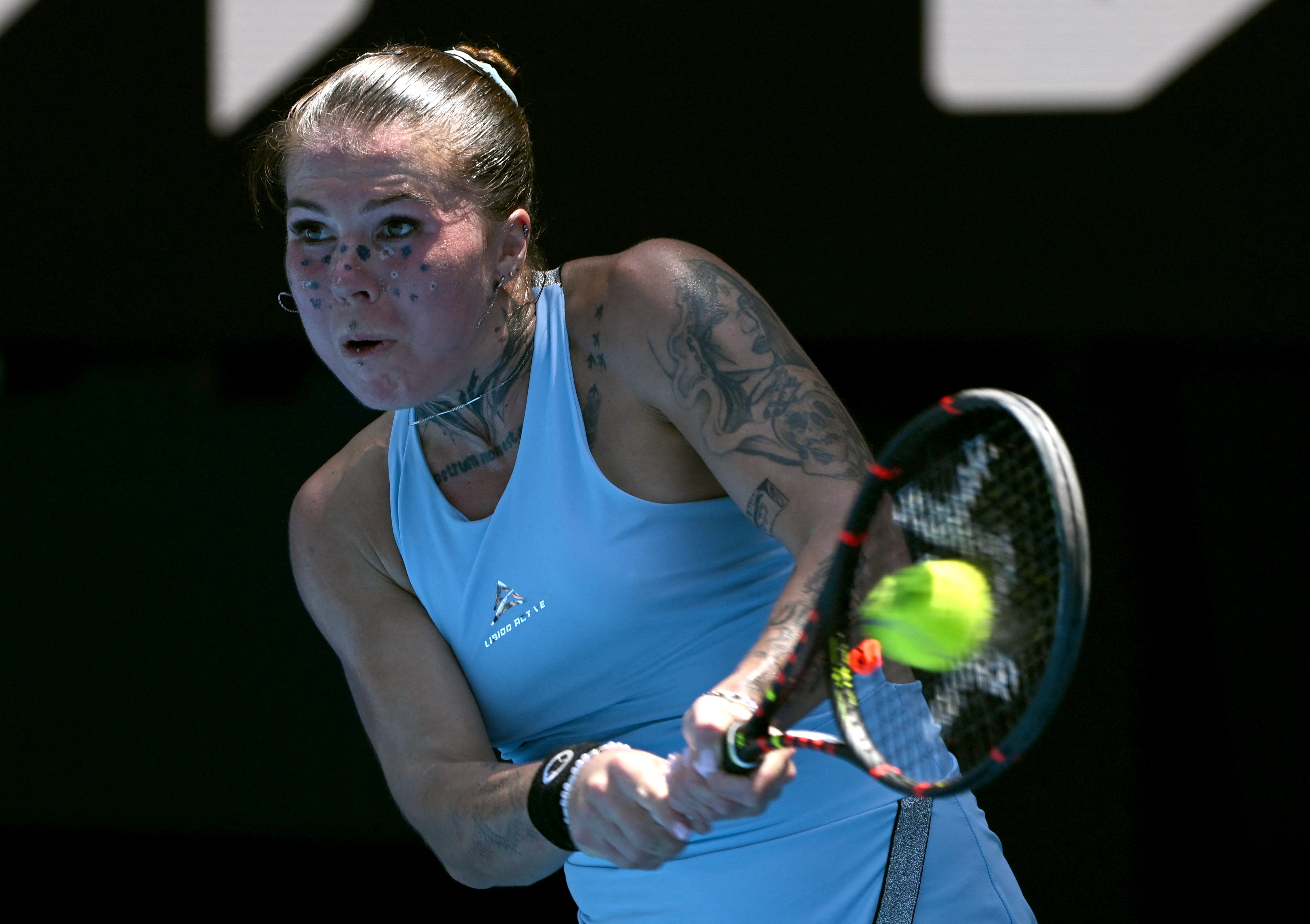 <p>Ukraine's Oleksandra Oliynykova has led calls at the Australian Open</p>