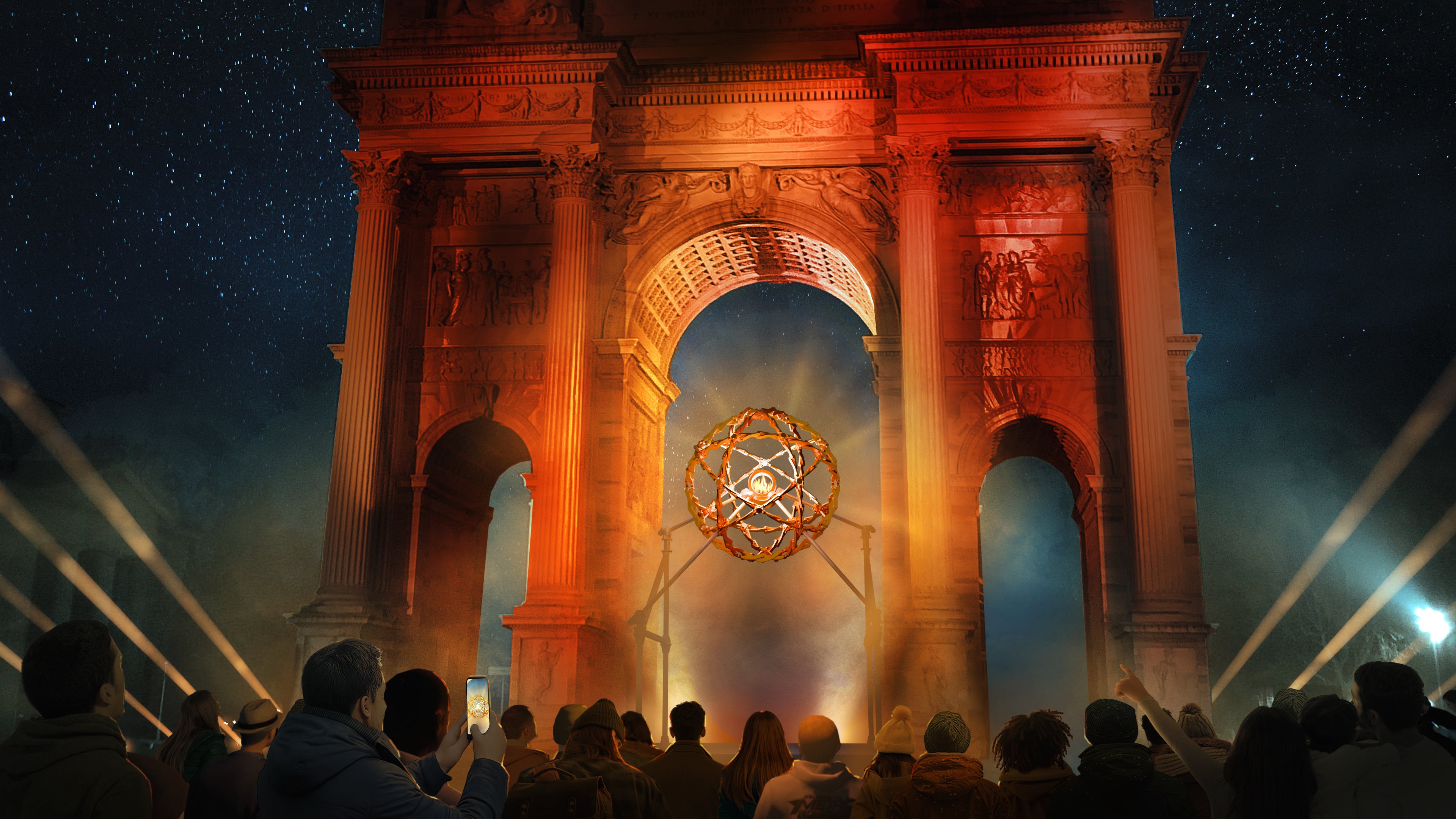 The design for the cauldrons has been released