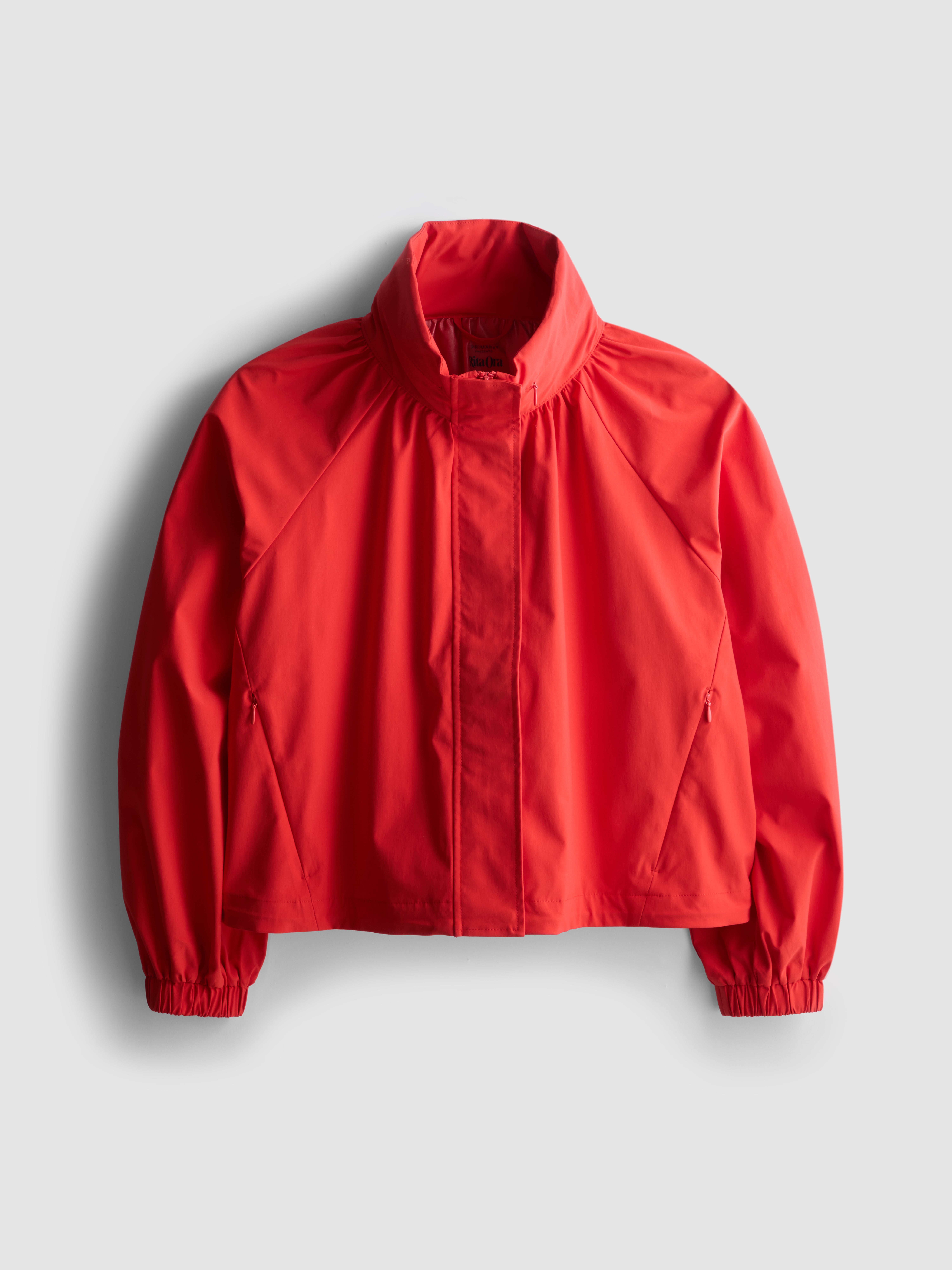 Rita Ora Cropped Lightweight Jacket in Red, £22 at Primark (Primark/PA)