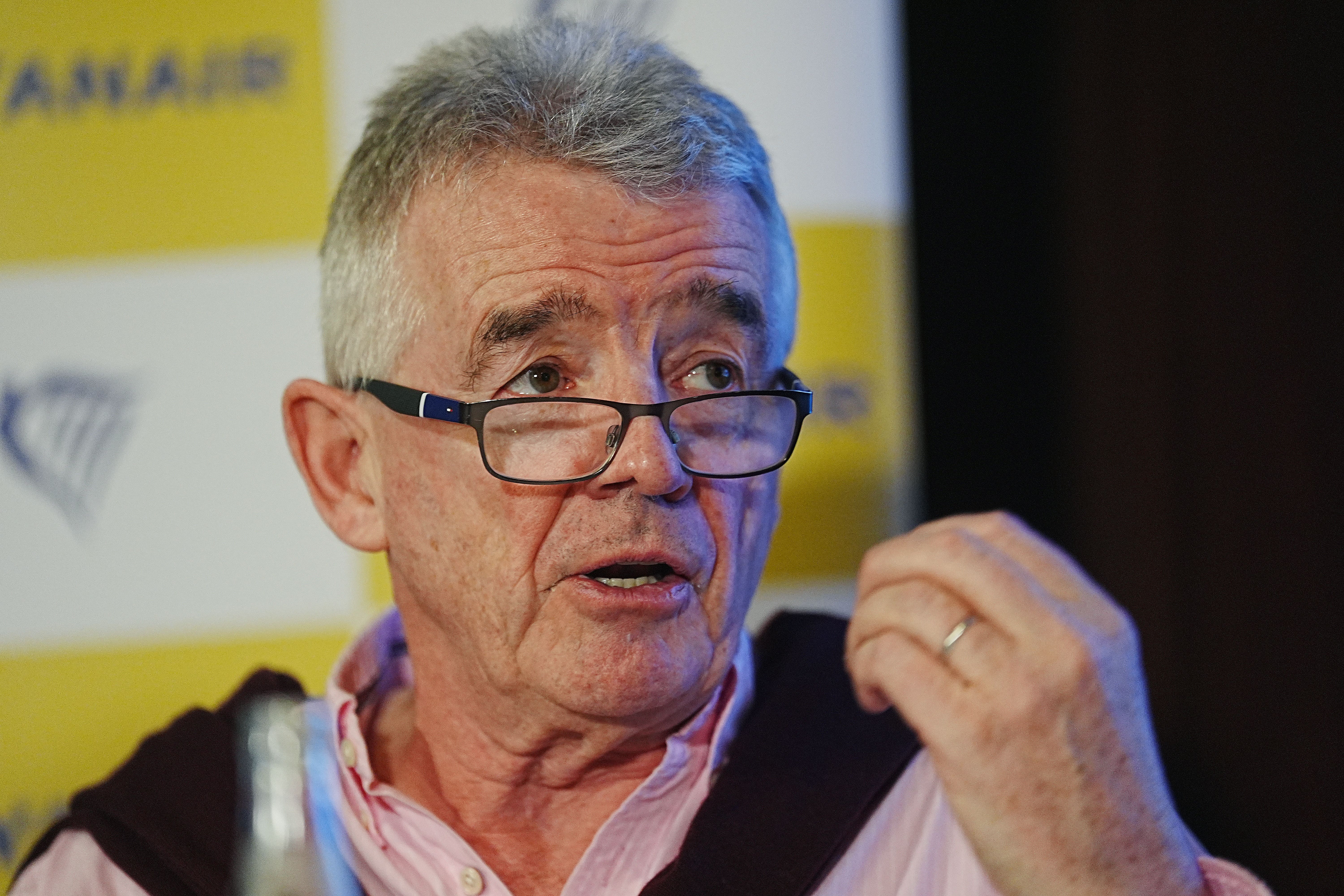Ryanair Group chief executive Michael O’Leary during a press conference at The Mayson Hotel, Dublin (Brian Lawless/PA)