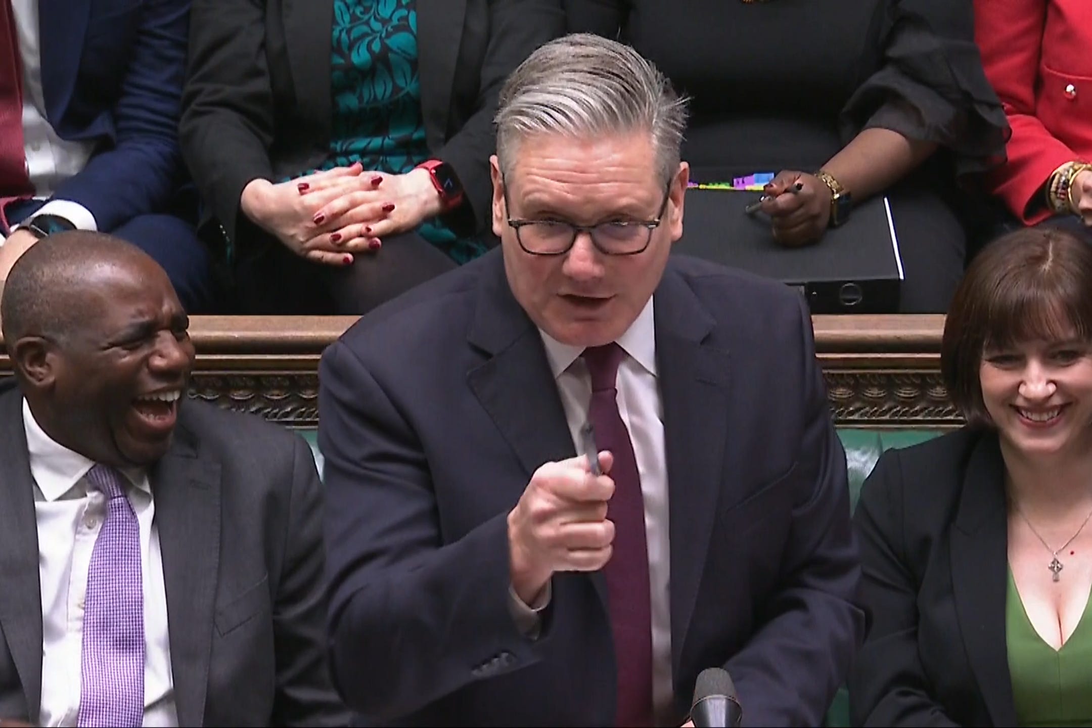 Prime Minister Sir Keir Starmer at Prime Minister’s Questions (House of Commons/UK Parliament/PA)