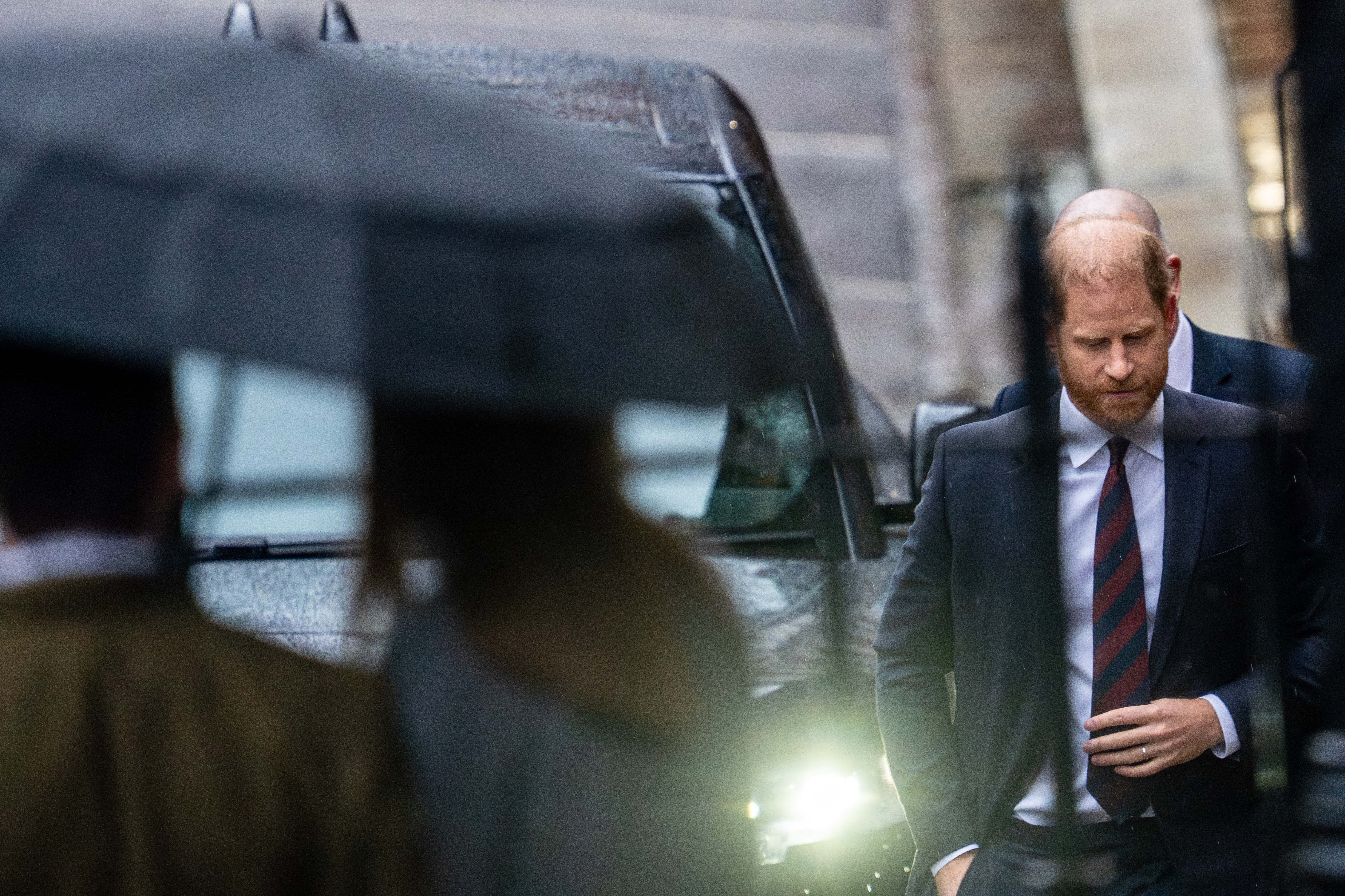The Duke of Sussex started giving evidence on Wednesday (Jeff Moore/PA)