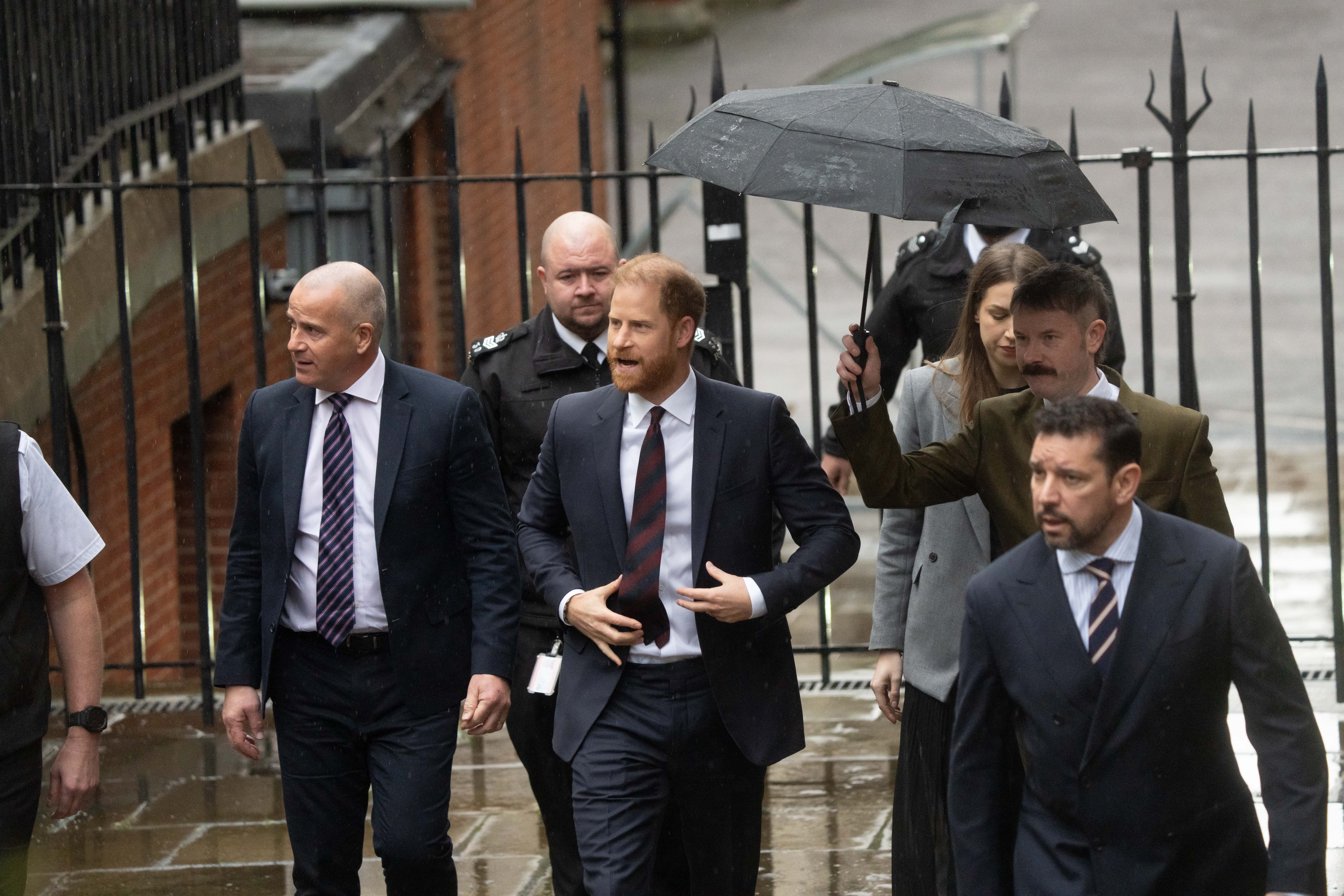The Duke of Sussex said ‘I am not friends with any of these journalists, and never have been’ (Jeff Moore/PA)