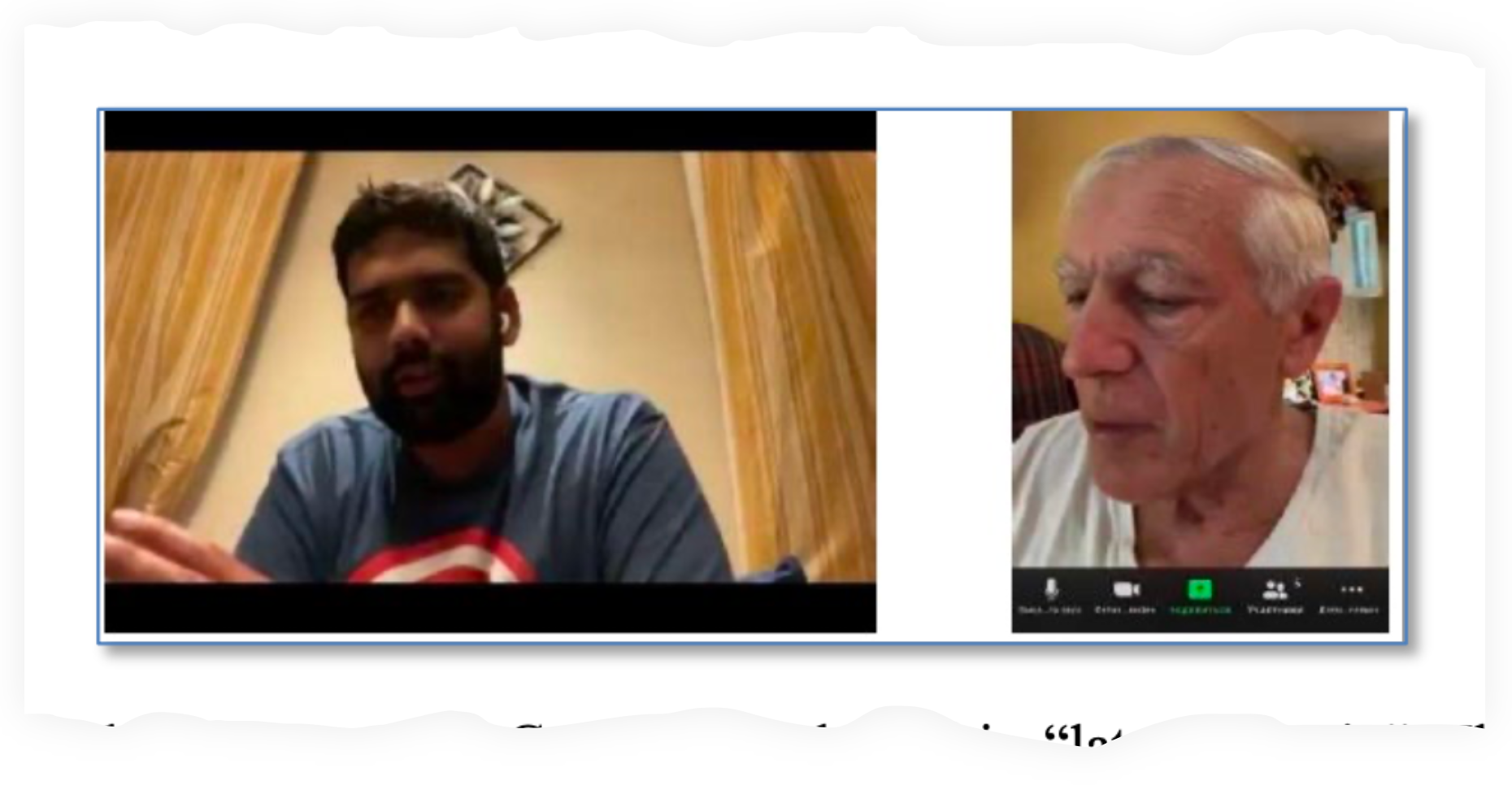 Former NATO commander Gen. Wesley Clark, seen here videoconferencing with Gaurav Srivastava, said he ended his working relationship with the 'fake spy' after not getting paid