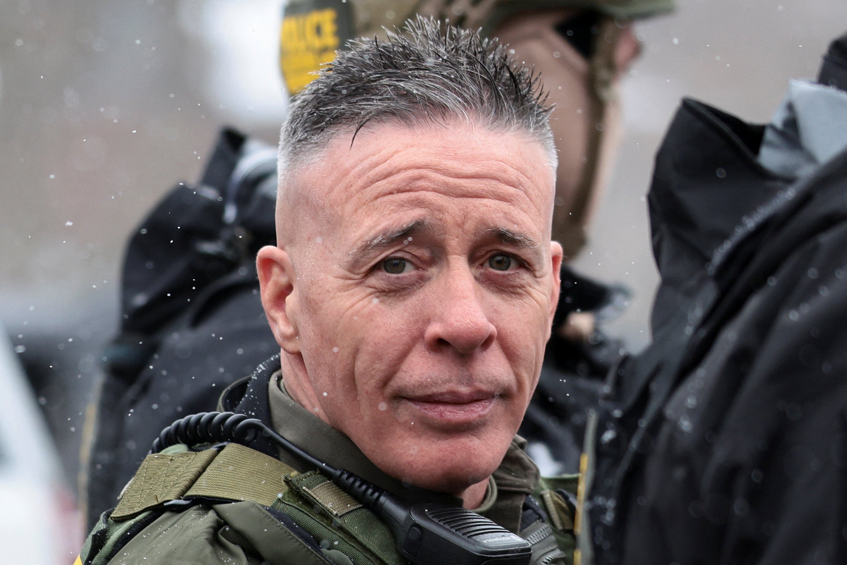 Greg Bovino has criticised the media coverage of the family’s detention