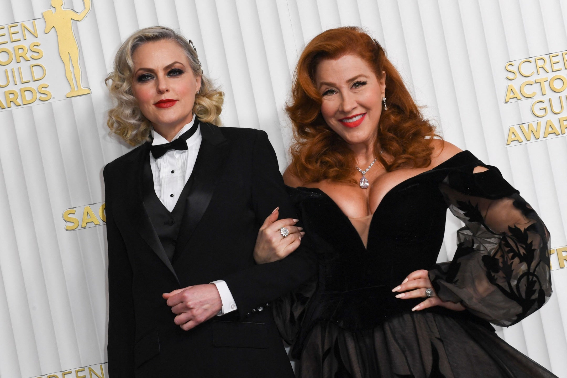 <p>'Parent Trap' co-stars Elaine Hendrix and Lisa Ann Walters played coy when they were asked about a potential sequel to the iconic movie</p>