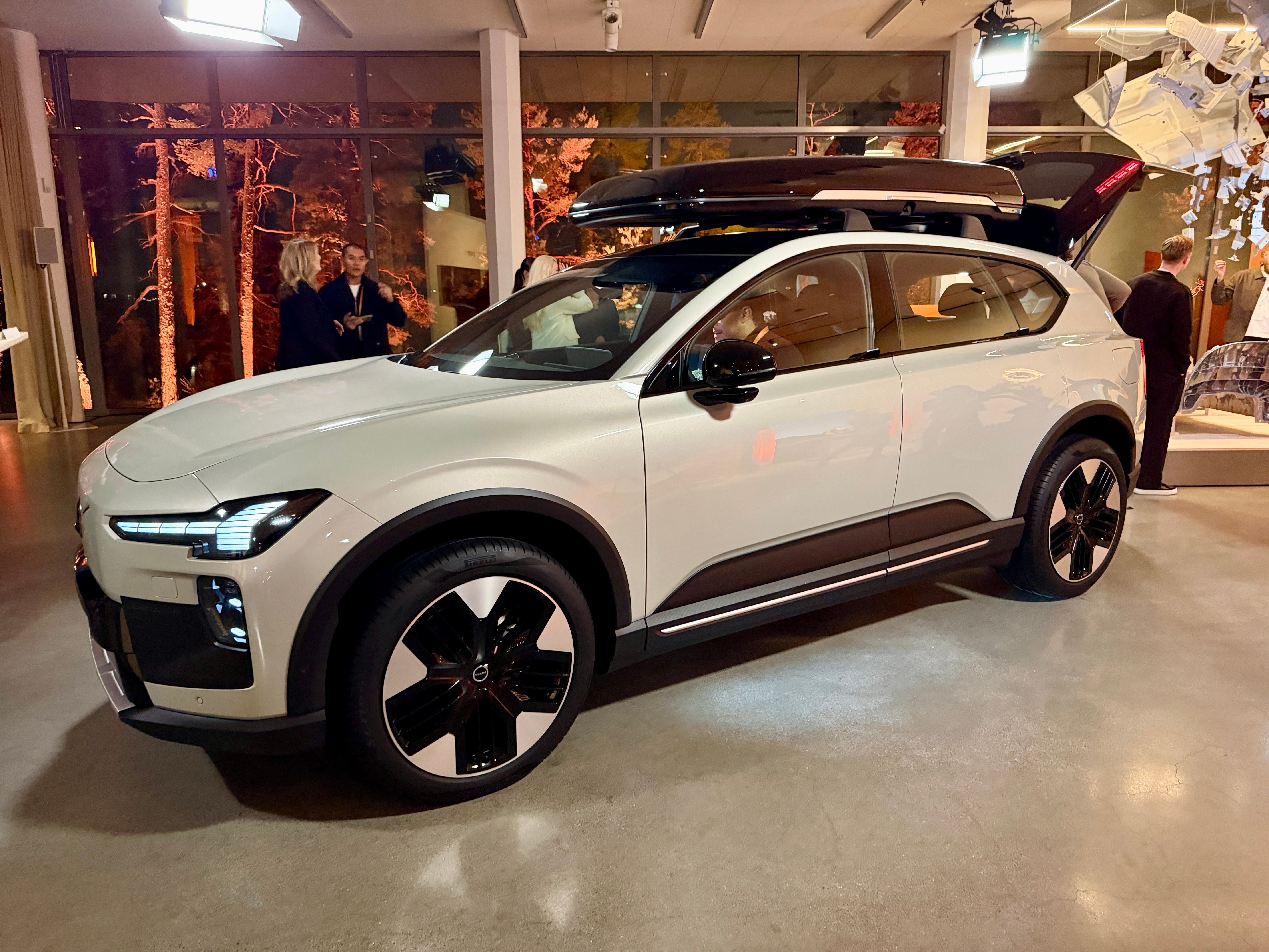 The Volvo EX60 Cross Country gets rugged body cladding and a raised ride height