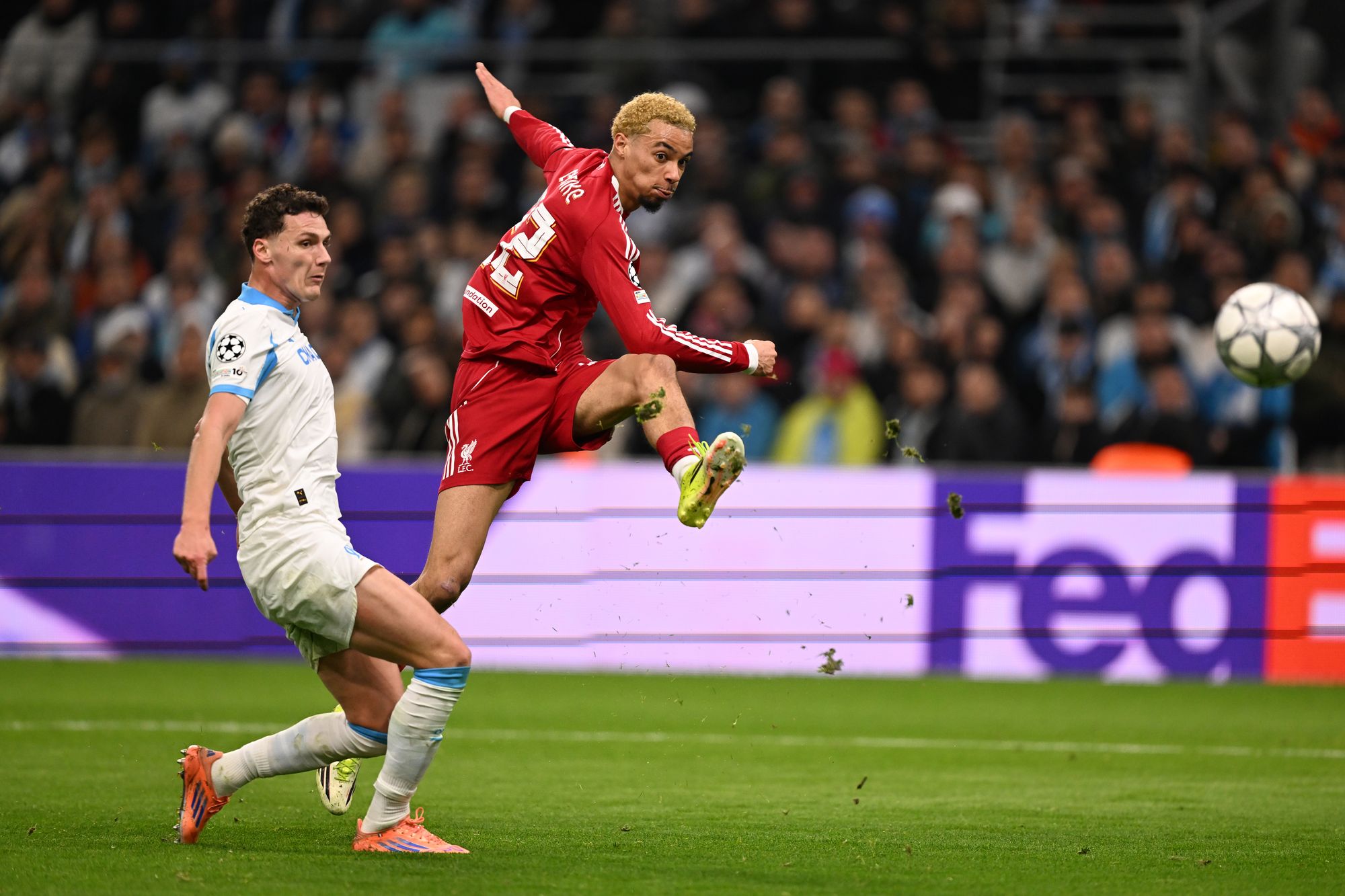 Hugo Ekitike was unlucky not to score