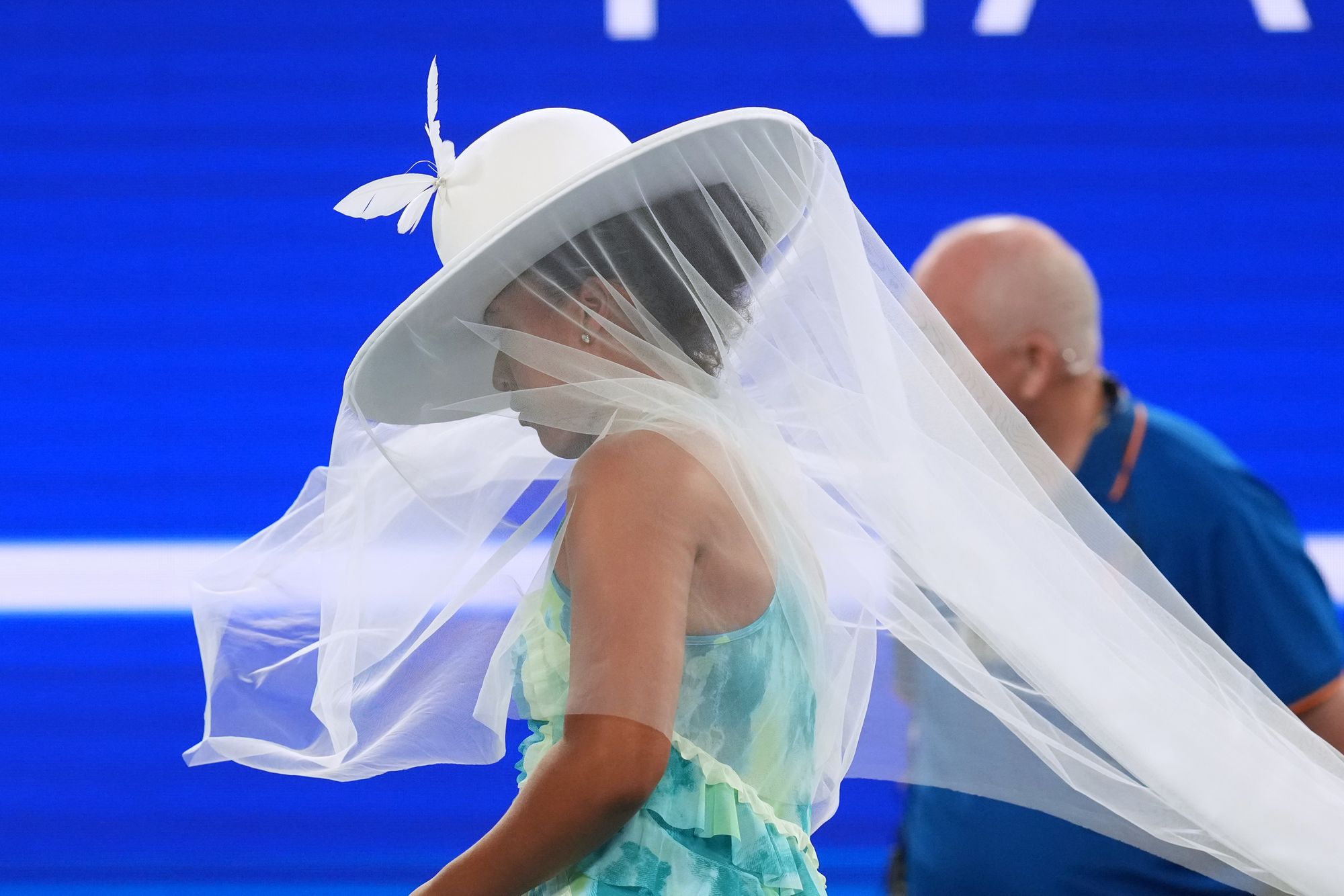 Osaka walked out onto court in a jellyfish-inspired outfit
