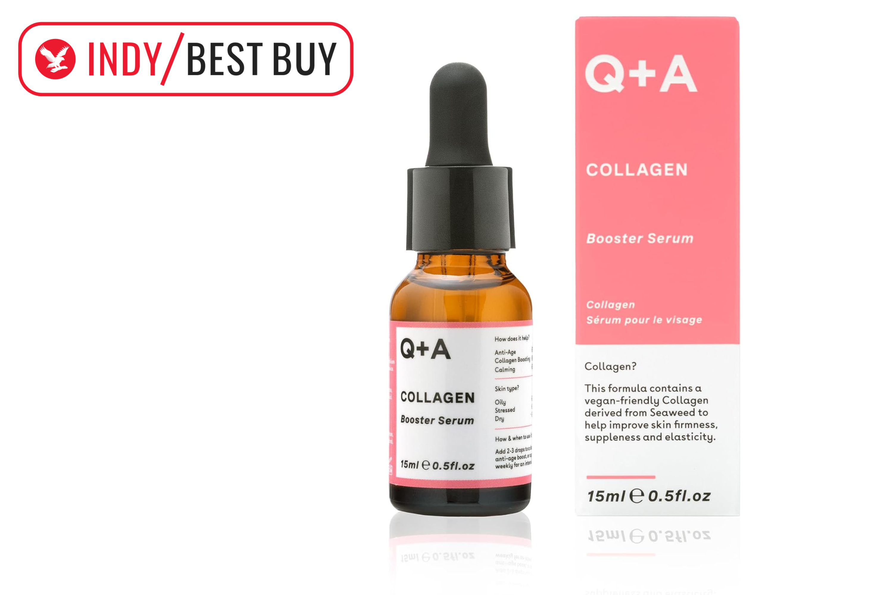 best anti-ageing serum q+a collagen booster serum indybest