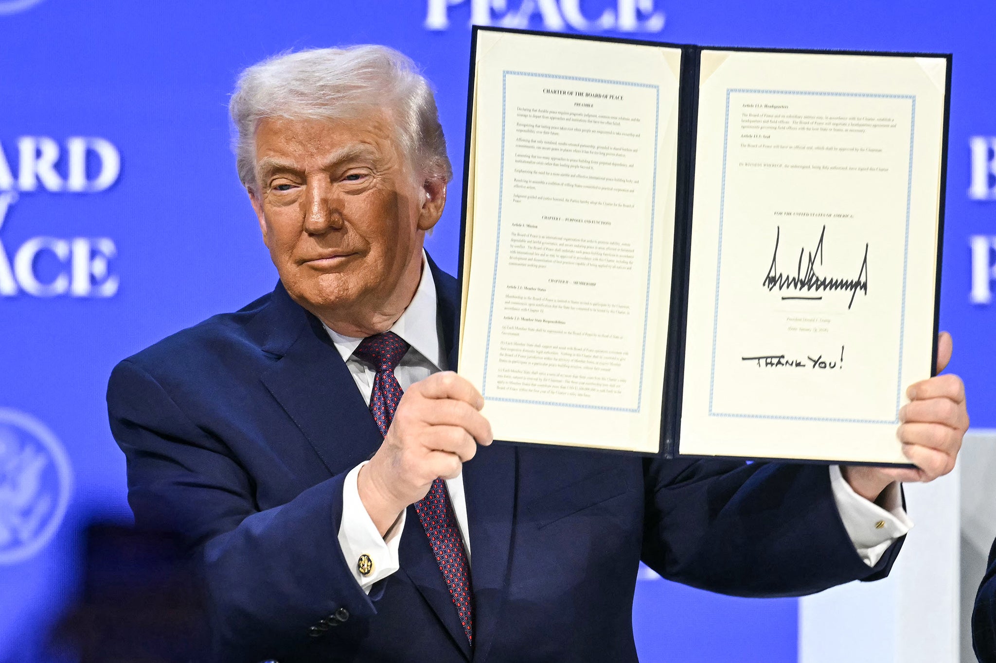 Trump says the new peace board is ‘one of the most consequential bodies ever created’