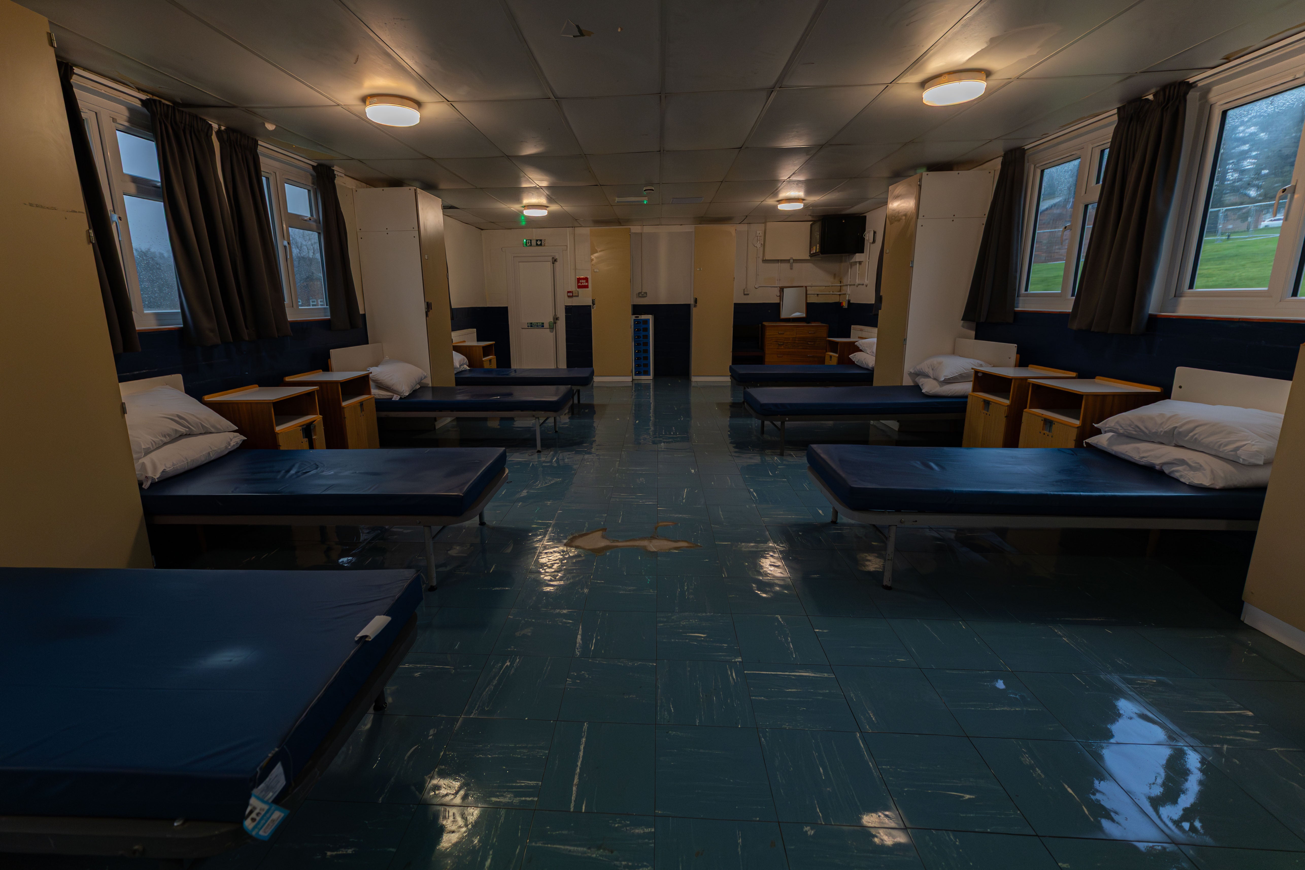 Crowborough army camp is now being used to house asylum seekers