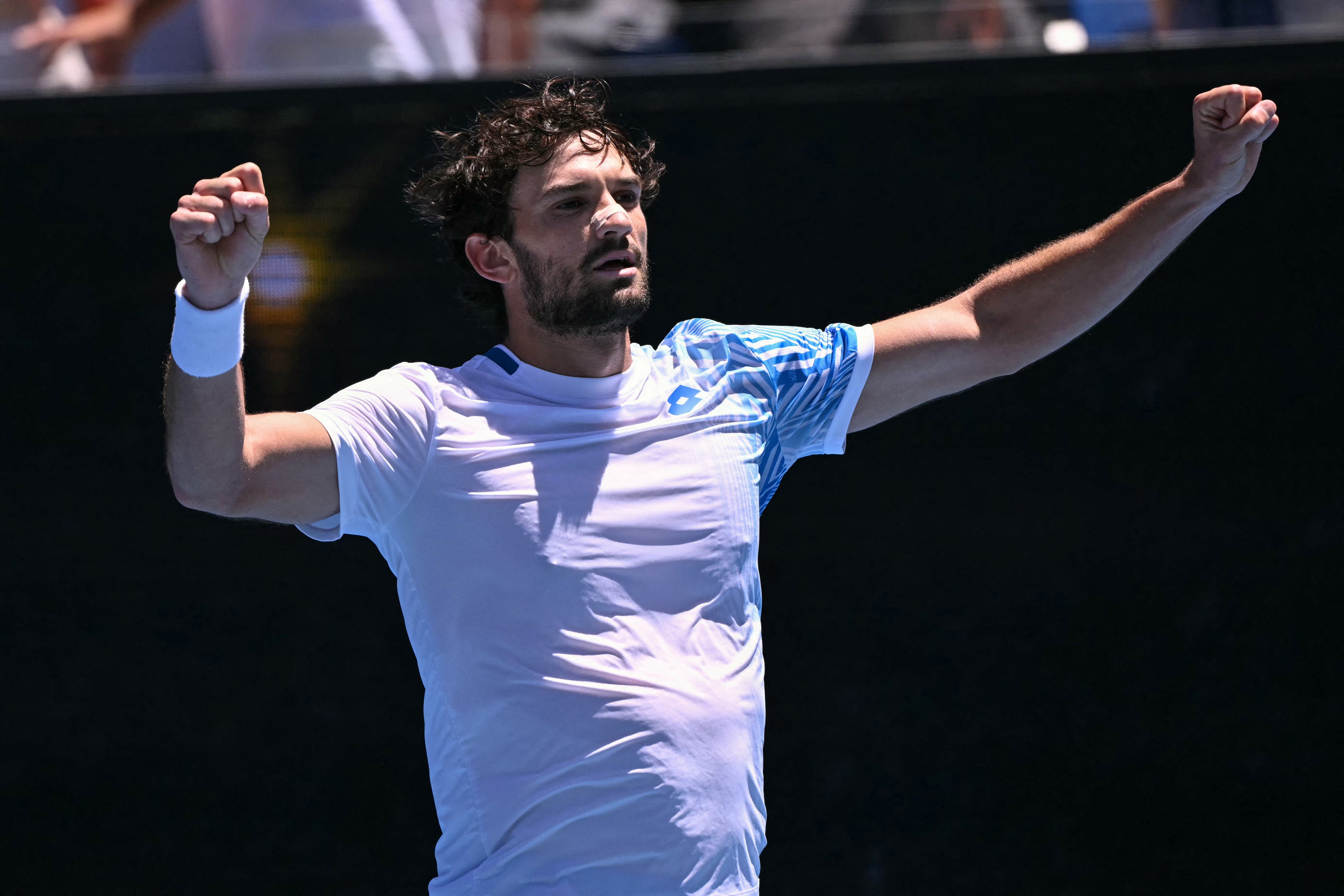 Valentin Vacherot is bidding to back up his Masters title in Shanghai on what is his just his second grand slam appearance at this year's Australian Open