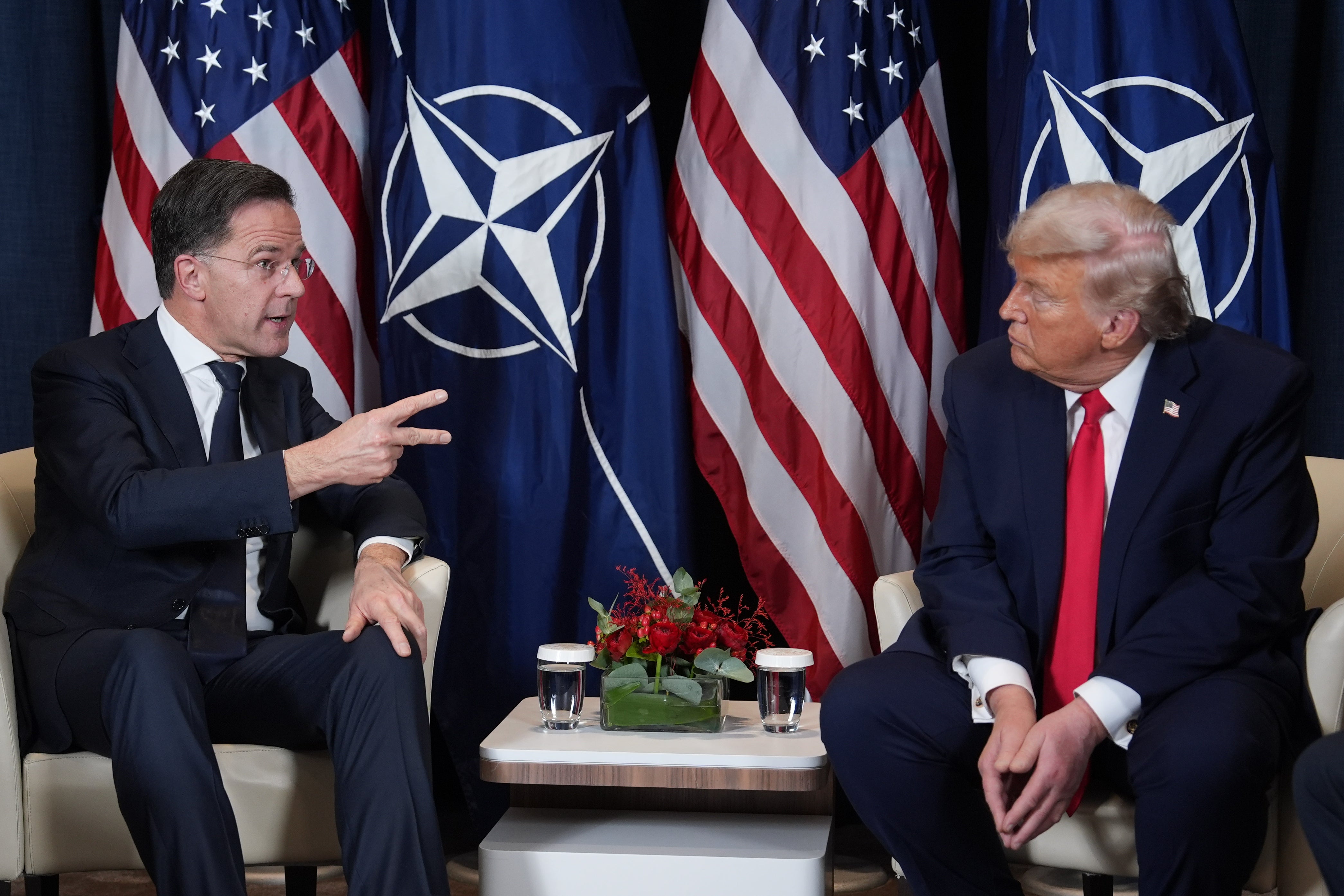 Mark Rutte pushed back against Trump on the claim Nato would not come to the US’s aid