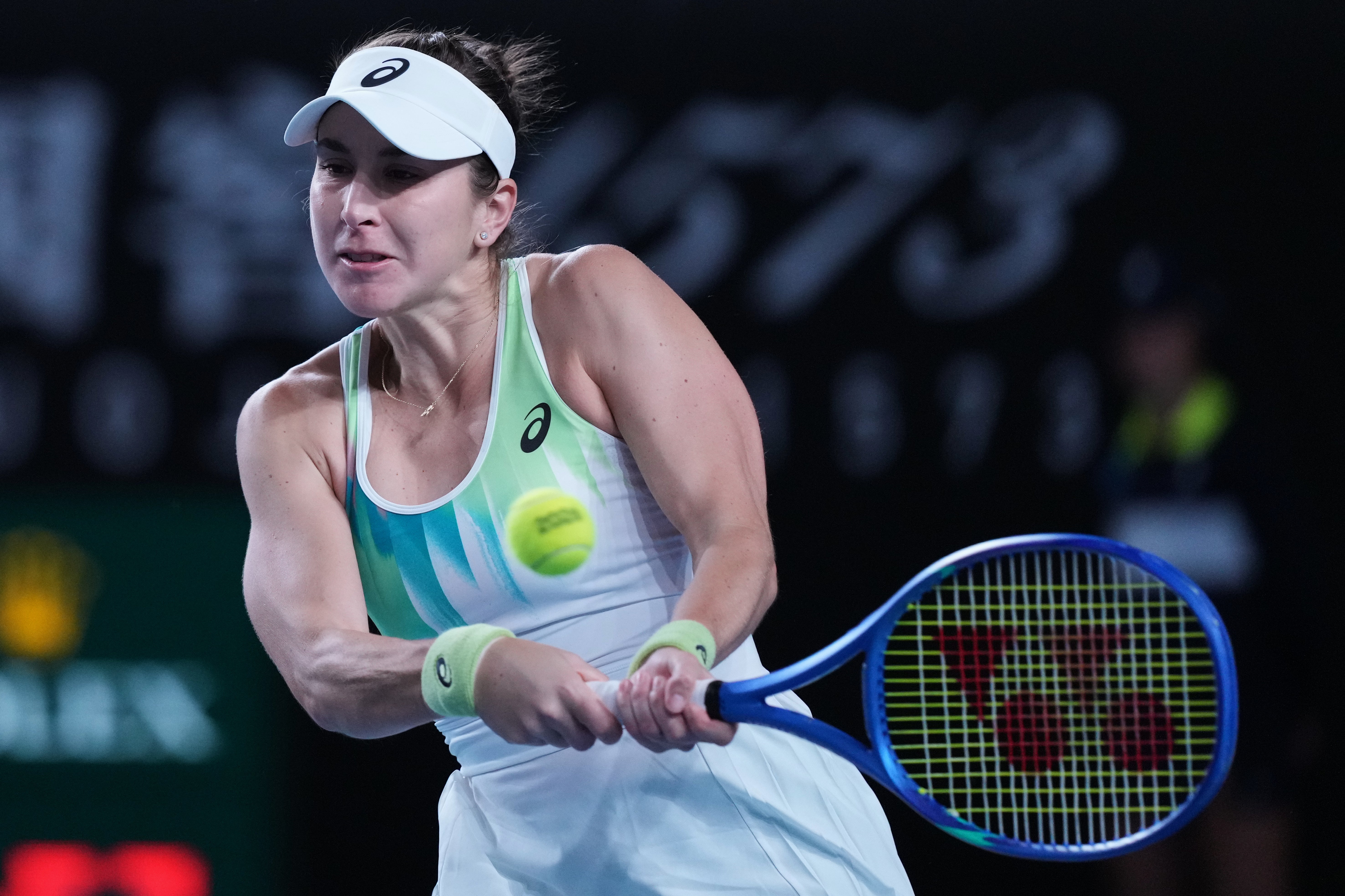 Belinda Bencic was stunned by Nikola Bartunkova in the second round
