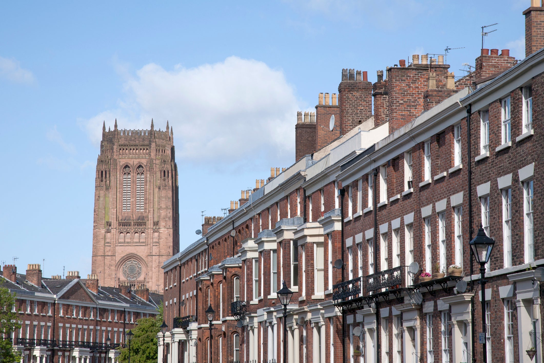 Liverpool’s Anglican Cathedral, which overlooks the Georgian Quarter