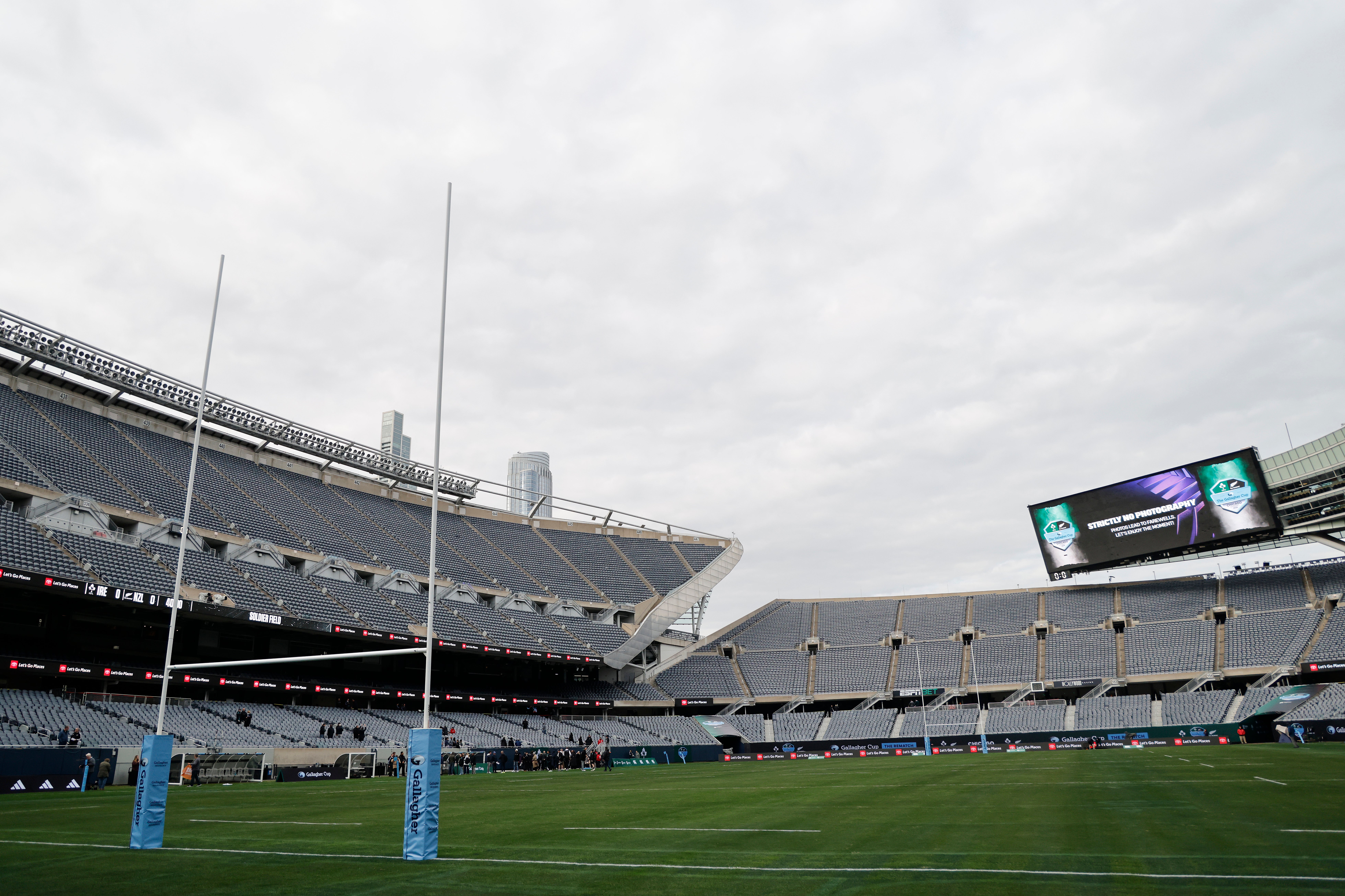 Ireland and New Zealand took over Soldier Field in November, but the game was not without problems