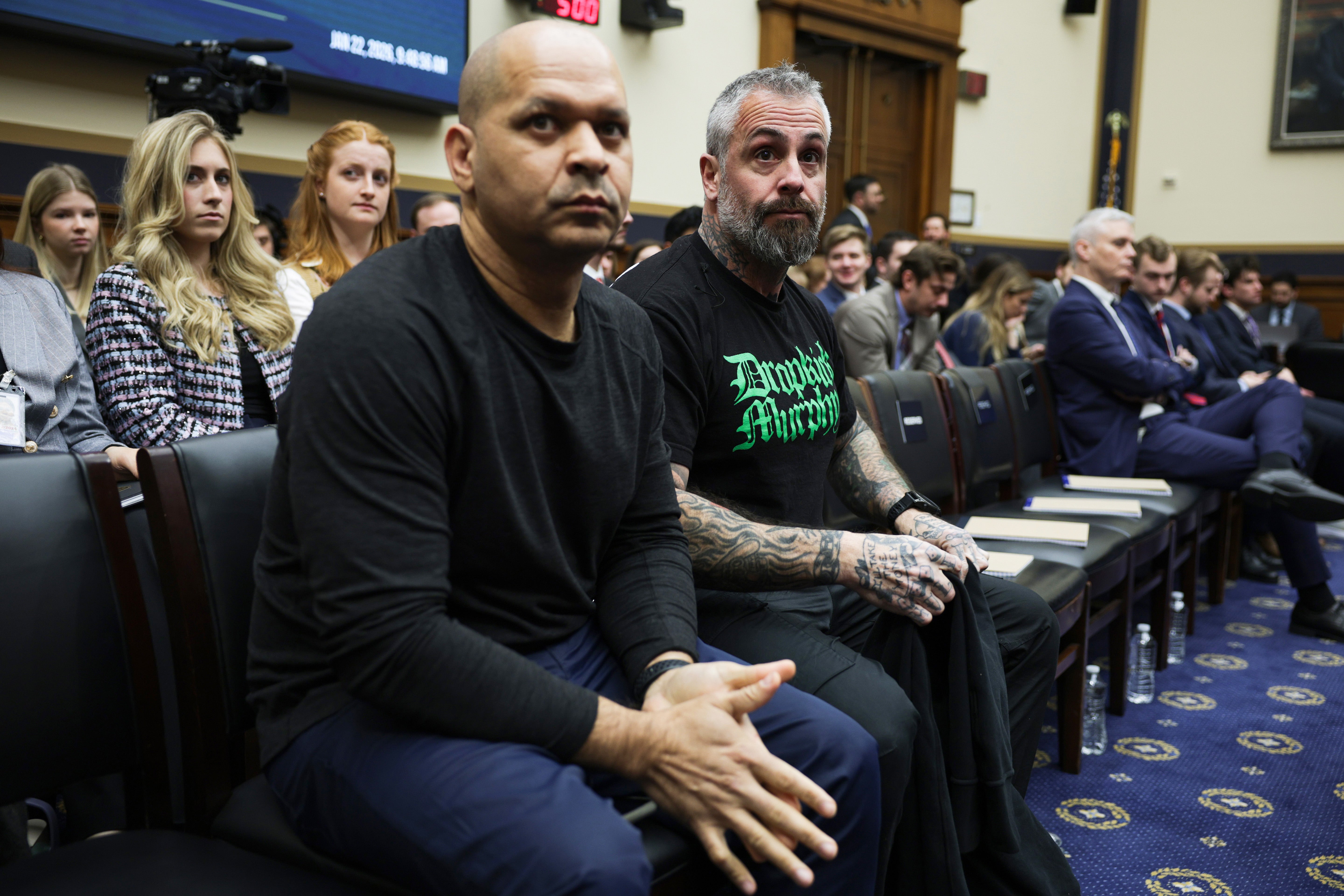 Former US Capitol Police Sergeant Aquilino Gonell and former Metropolitan Police Department officer Michael Fanone, who endured attacks from a mob of Trump’s supporters on January 6, also attended Smith’s hearing Tuesday