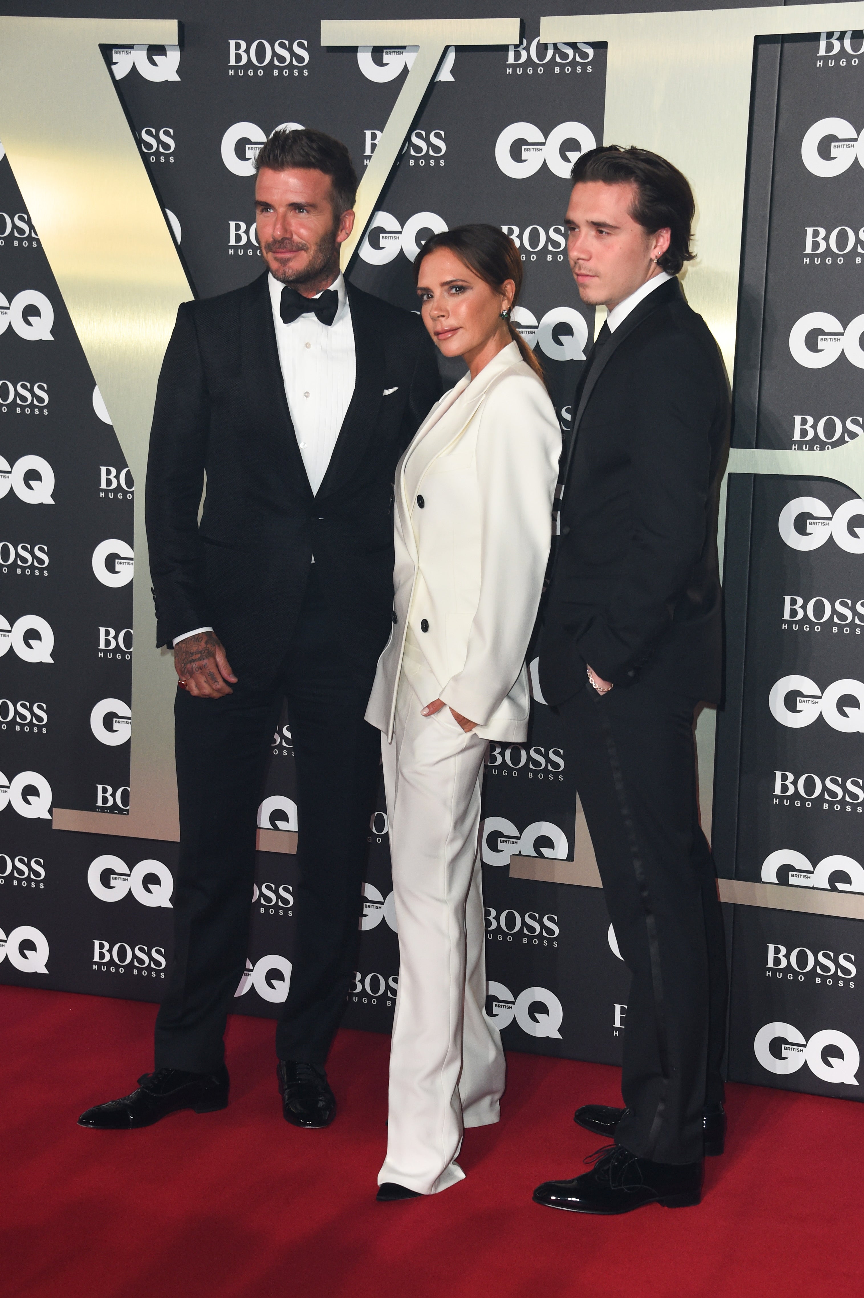The Beckhams at the GQ Men of the Year Awards 2019