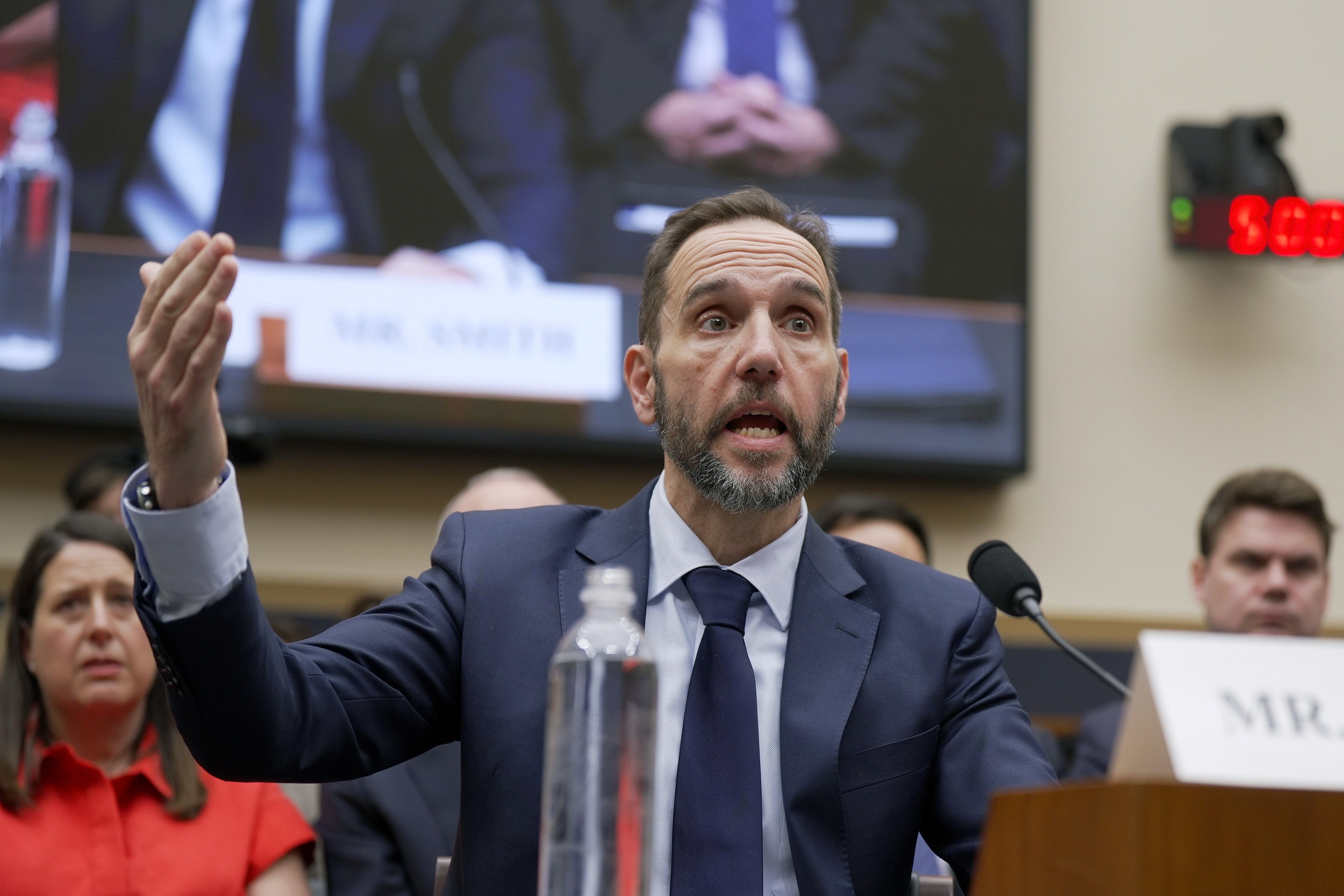 As Smith testified that Trump exploited the violence of January 6 after conspiring to overturn his election loss, the president called the former special counsel a ‘deranged animal’ and suggested Attorney General Pam Bondi would investigate him