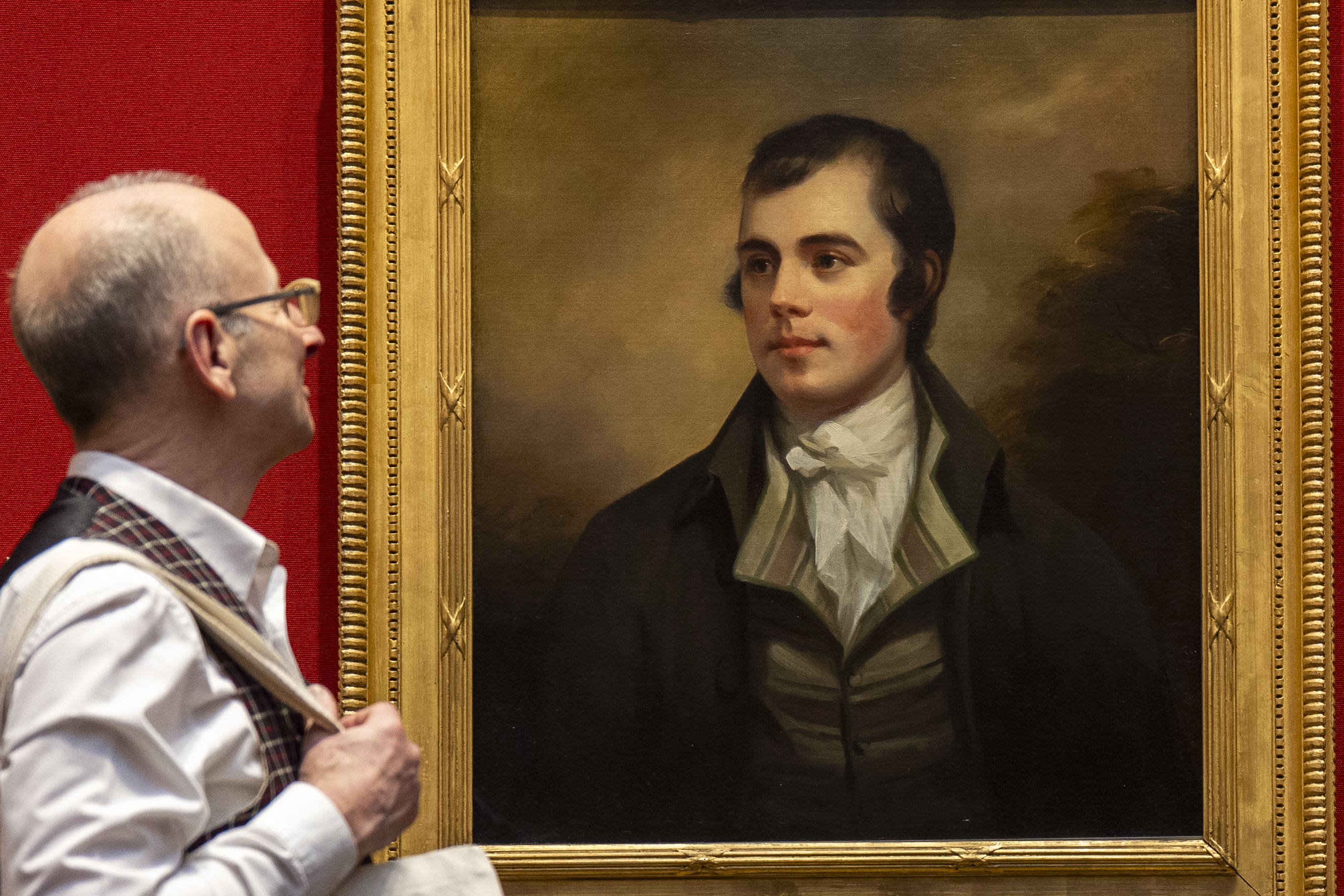 The lost portrait of Robert Burns by artist Sir Henry Raeburn at the National Galleries of Scotland