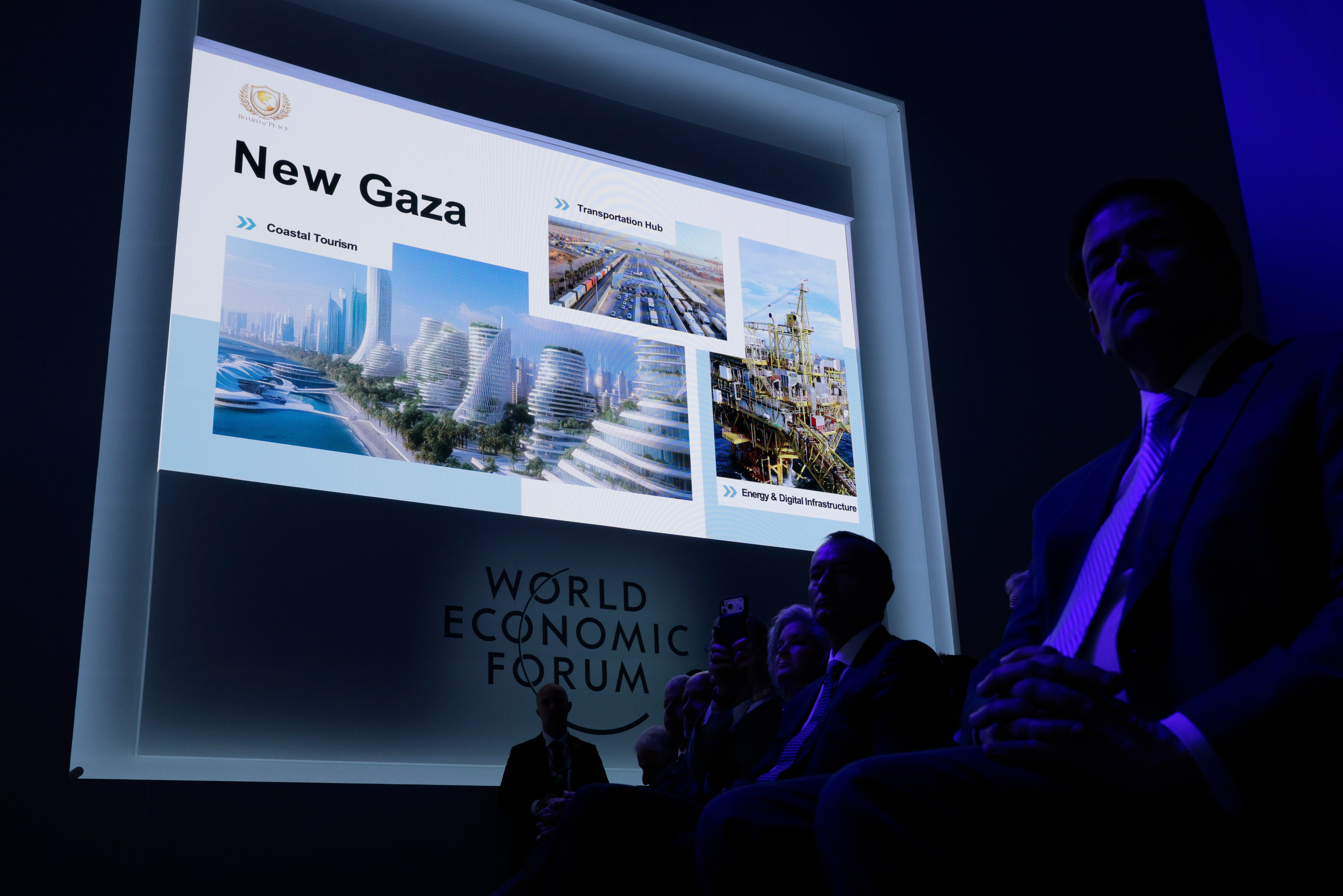 Trump unveiled pictures for his new vision of Gaza at the launch of the Board of Peace