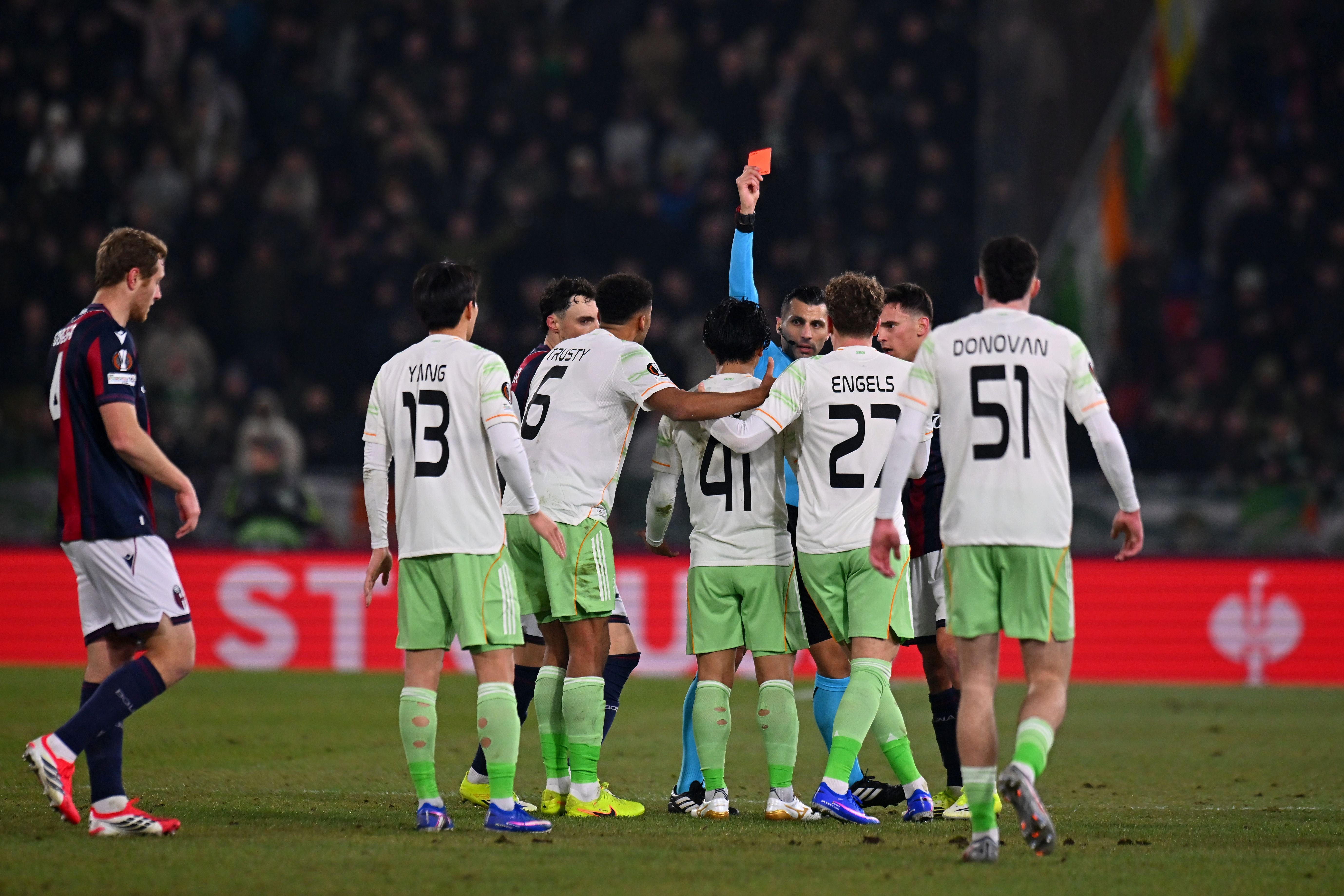 Before the anguish of a red card