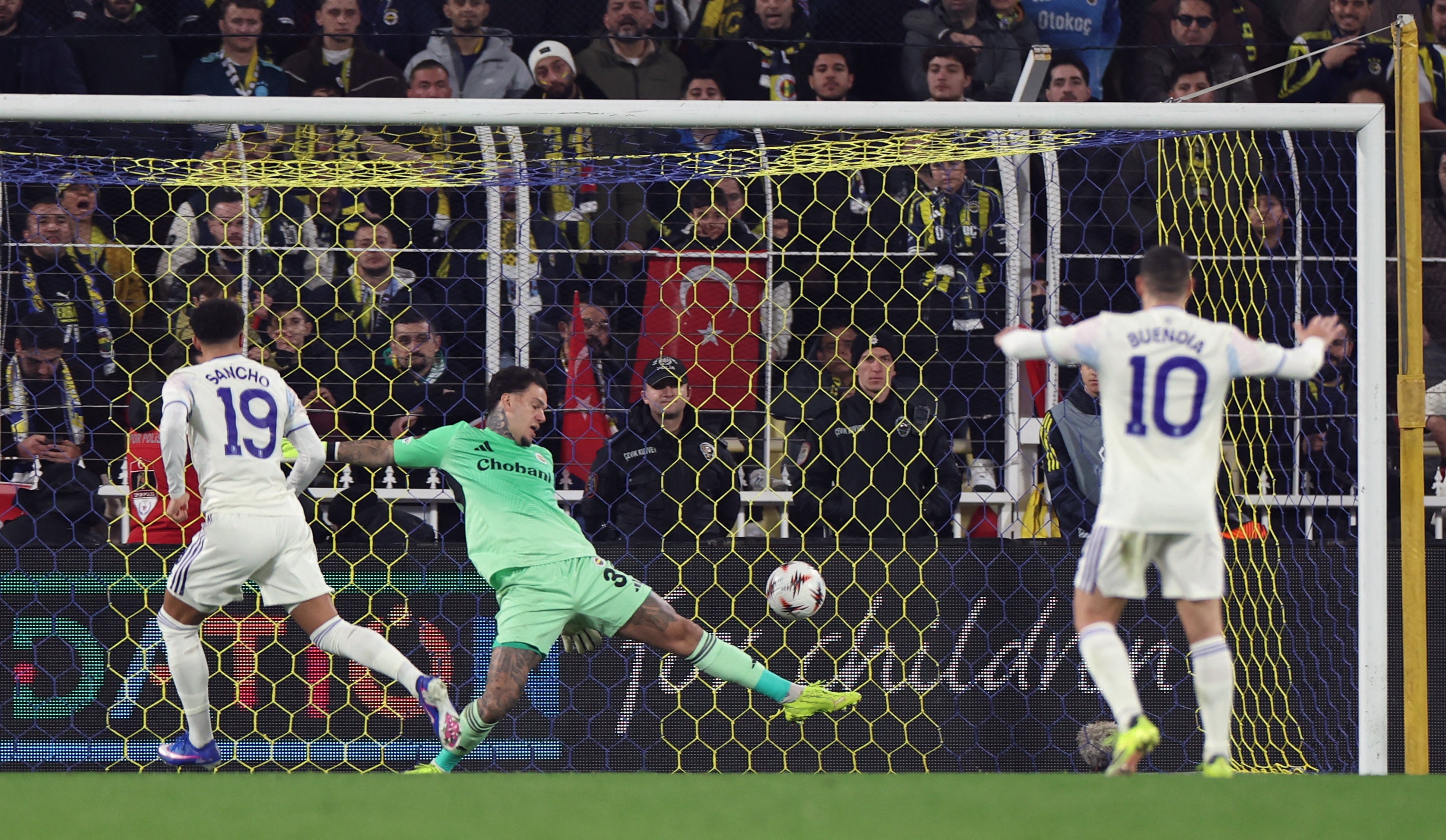 Jadon Sancho fired in the only goal of the game