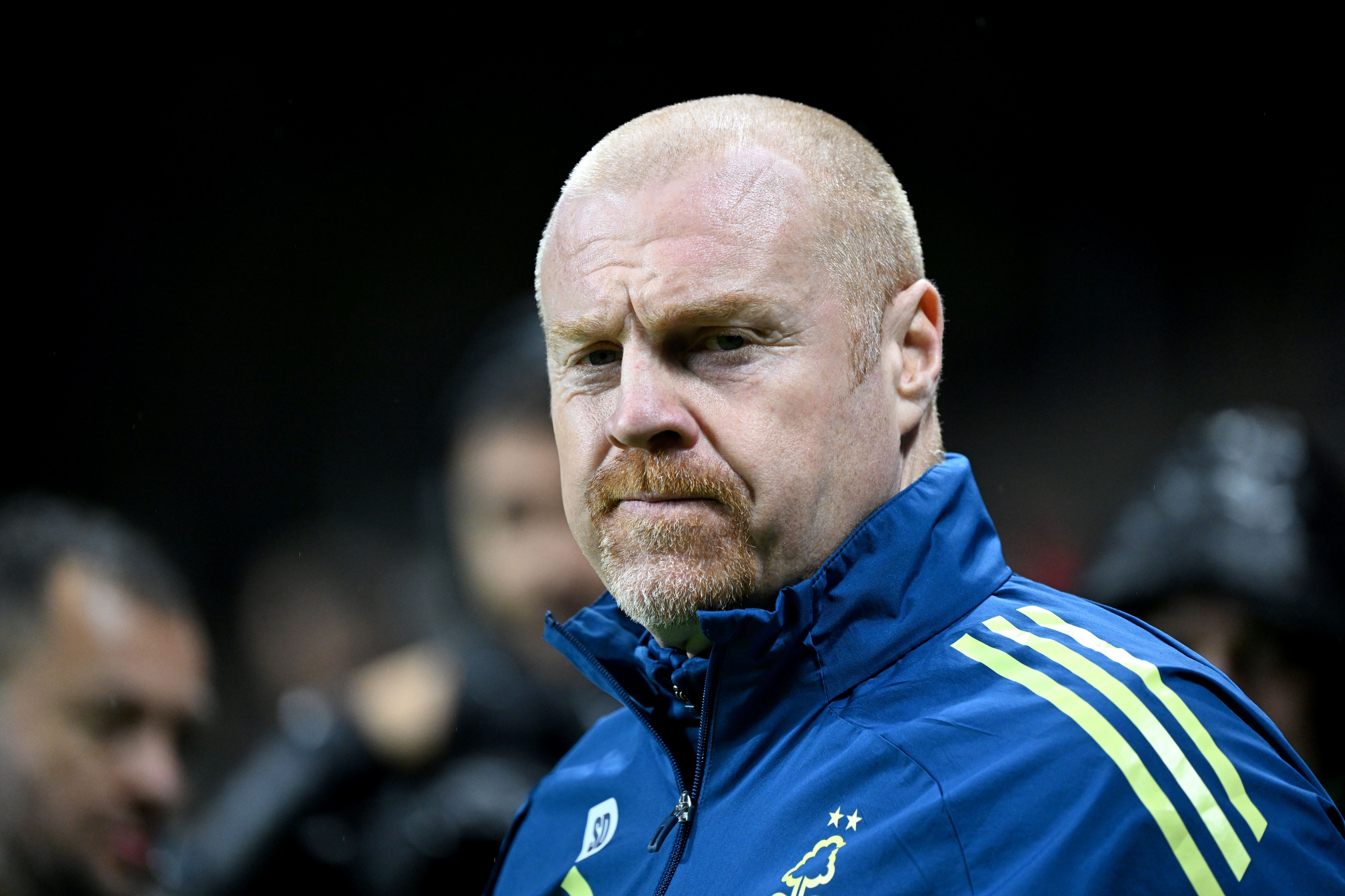 Sean Dyche is aiming to sign a striker for Nottingham Forest (Zed Jameson/PA)