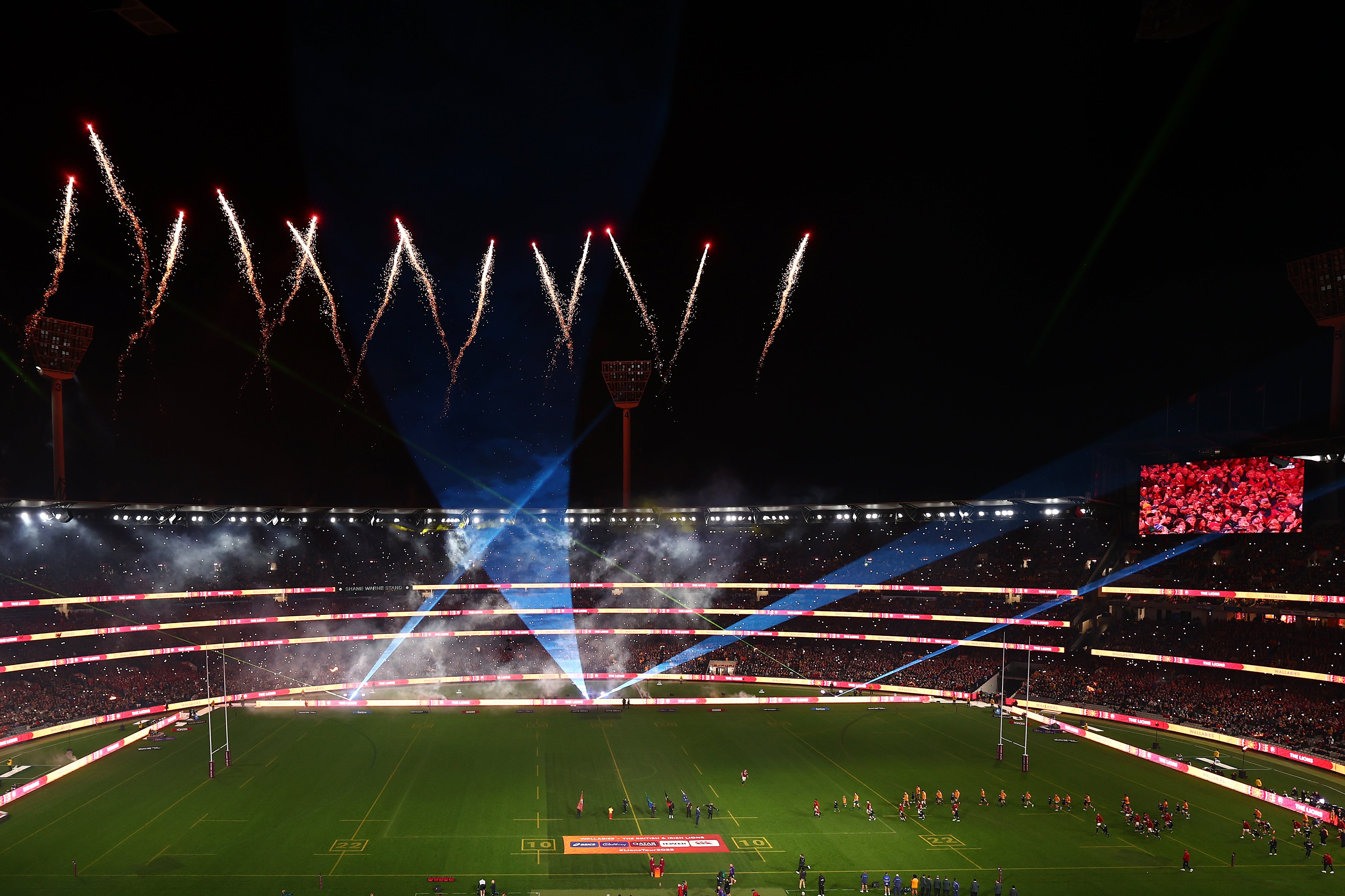 The MCG was used for the second British and Irish Lions Test last year