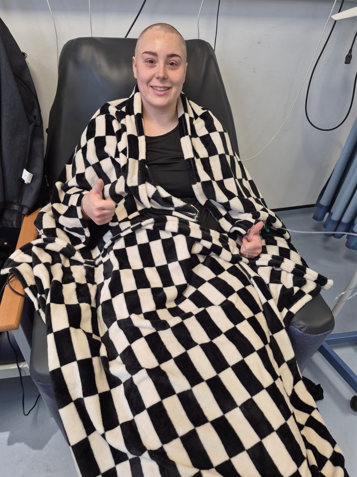 Kelly initially noticed a lump in her neck