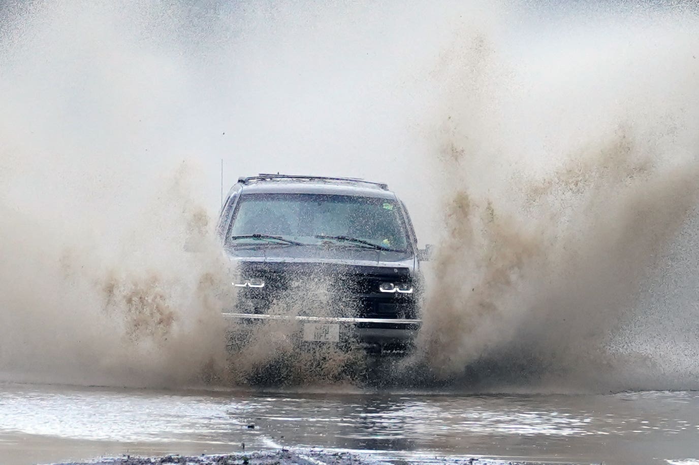 Motorists are facing difficult driving conditions in some areas (Gareth Fuller/PA)