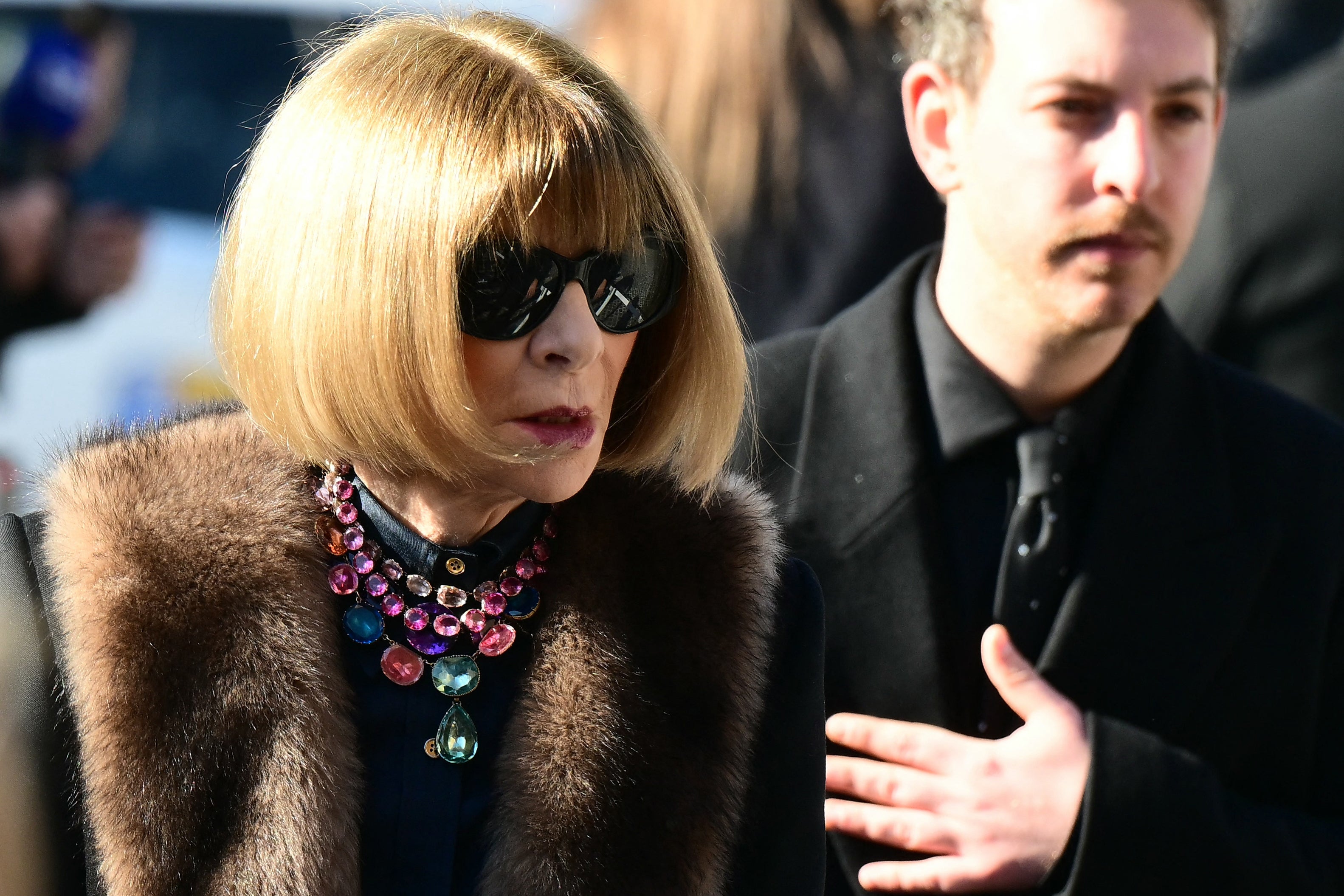 Anna Wintour arrives at Valentino’s festival