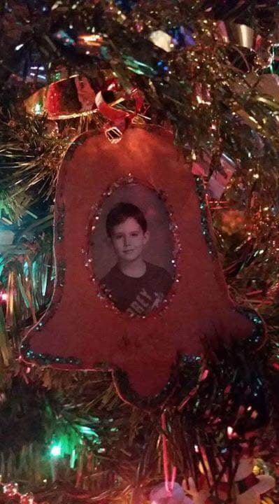 His mother Valerie Nettles still hangs up a stocking for Damien at Christmas