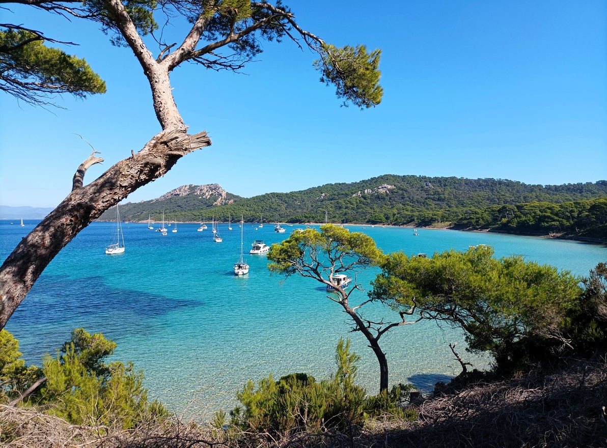 Porquerolles is home to one of the Riviera’s most beautiful beaches, Notre Dame