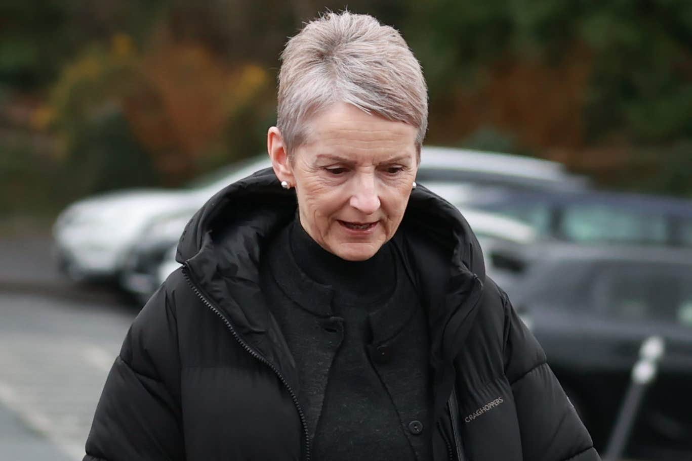 Lady Eleanor Donaldson arrives at Newry Crown Court for a previous hearing (Liam McBurney/PA)