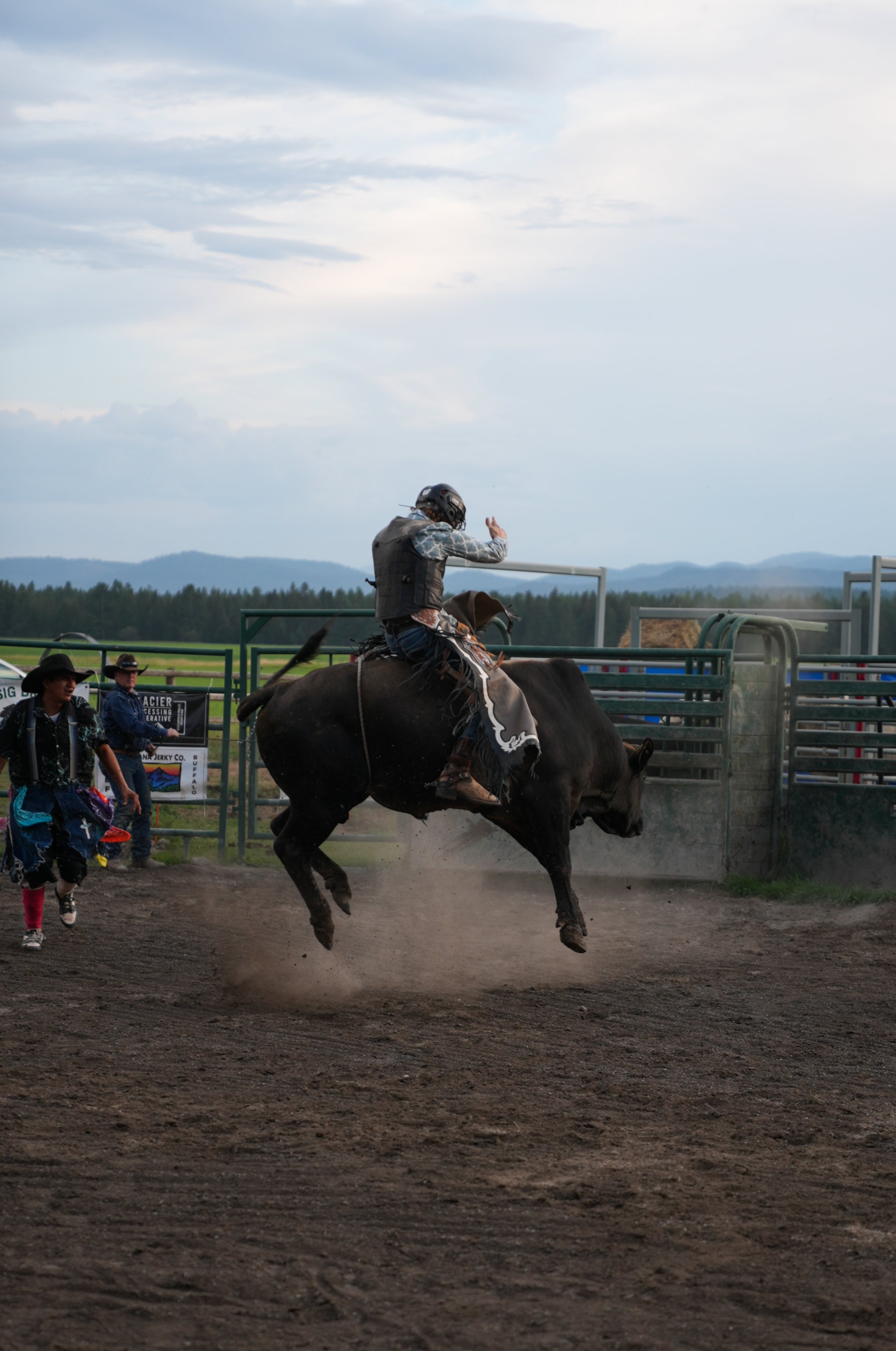 Guests can try bull penning, clay pigeon shooting and horse riding at the luxury ranch