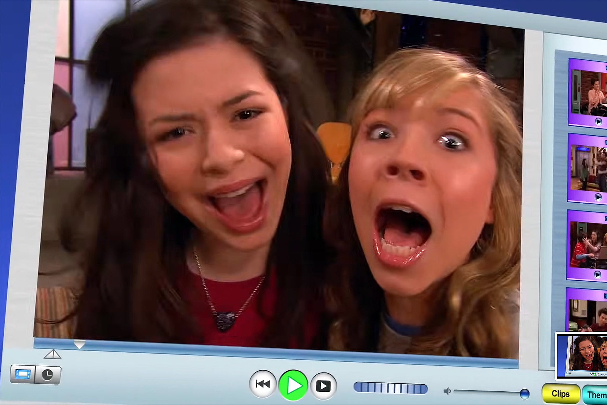 Palling around: Miranda Cosgrove and Jennette McCurdy on Nickelodeon’s ‘iCarly’