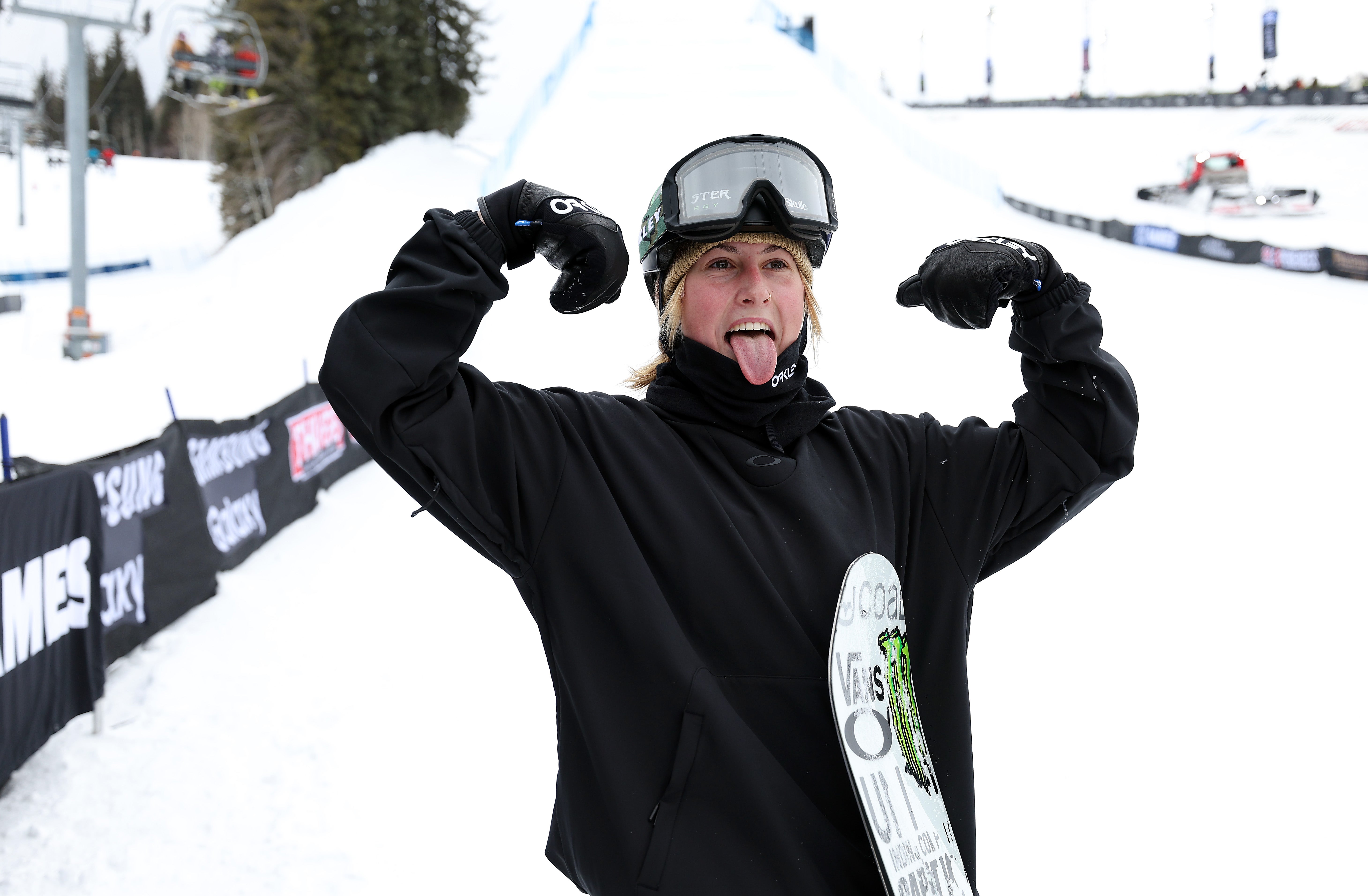 Mia Brookes of Great Britain at the X Games Aspen in 2024