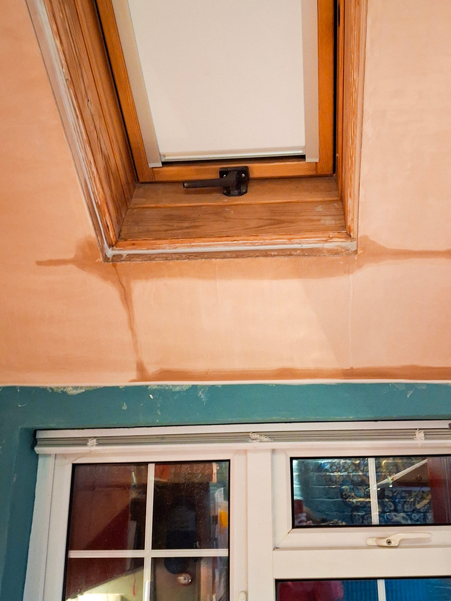 Insulation fitted in Katie’s kitchen ceiling has begun to allow water in