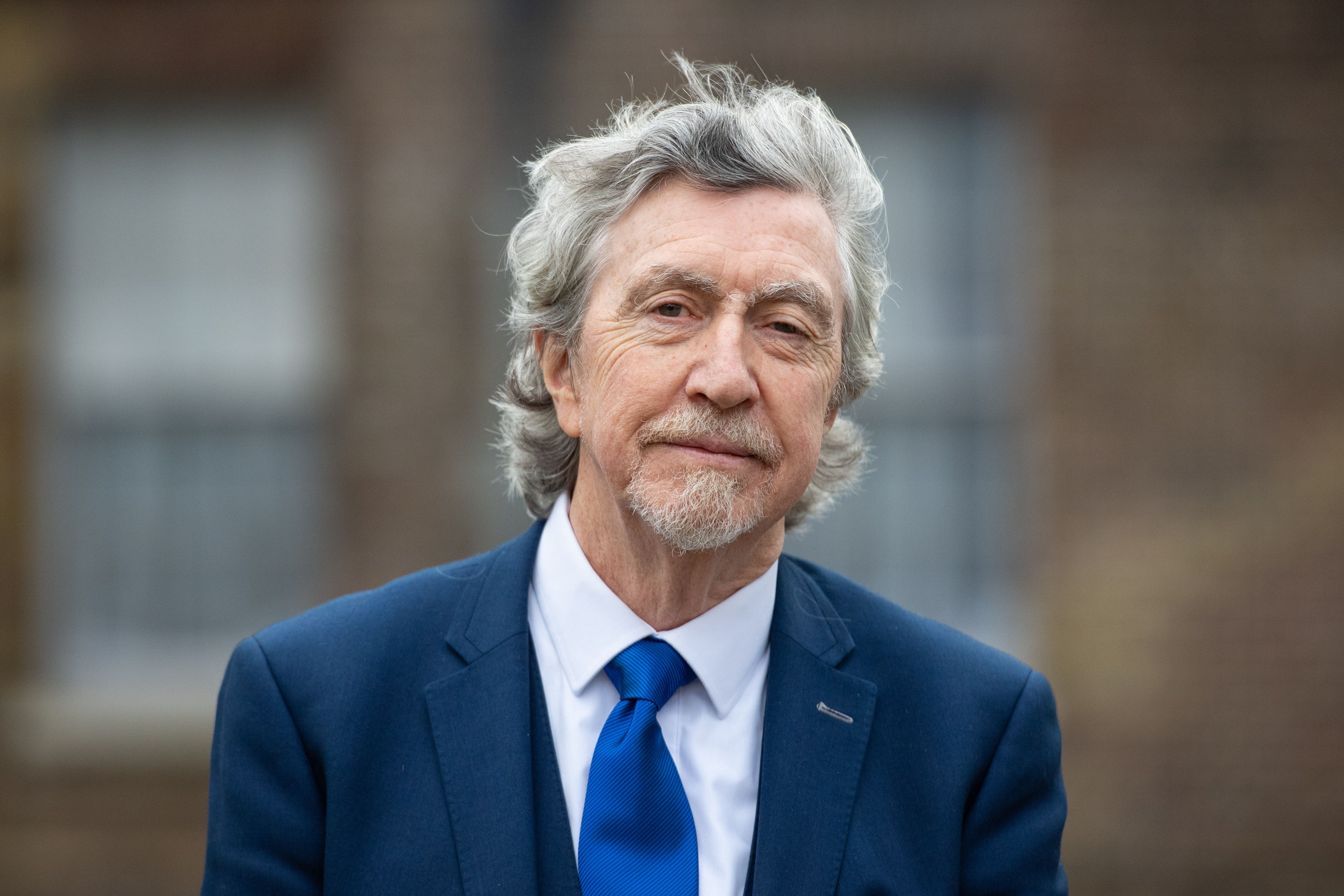 Former Sinn Fein MP Mickey Brady in Westminster, London in 2020 (Dominic Lipinski/PA)