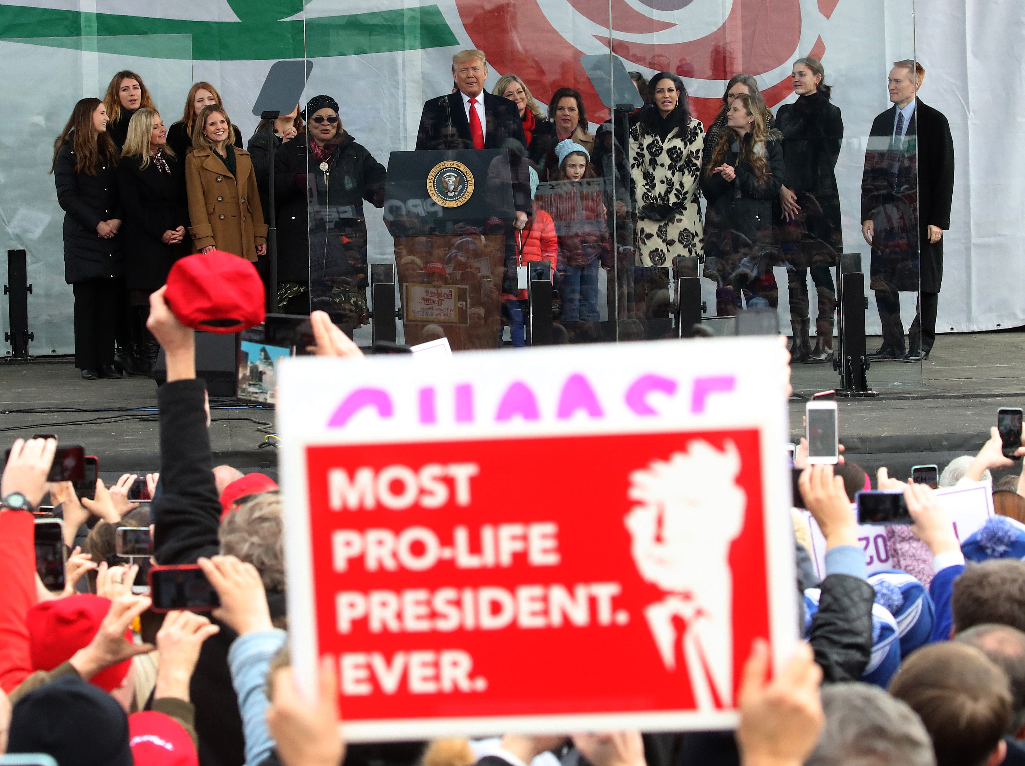 Prominent anti-abortion activists have blasted President Donald Trump’s lack of action one year into his presidency and claim he ‘fooled’ the pro-life movement (file image)
