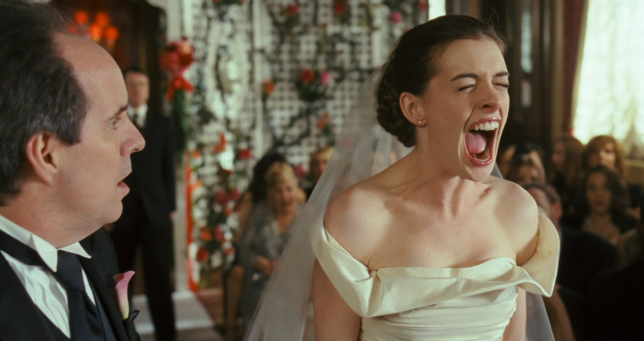 Fed up: Anne Hathaway in 'Bride Wars'