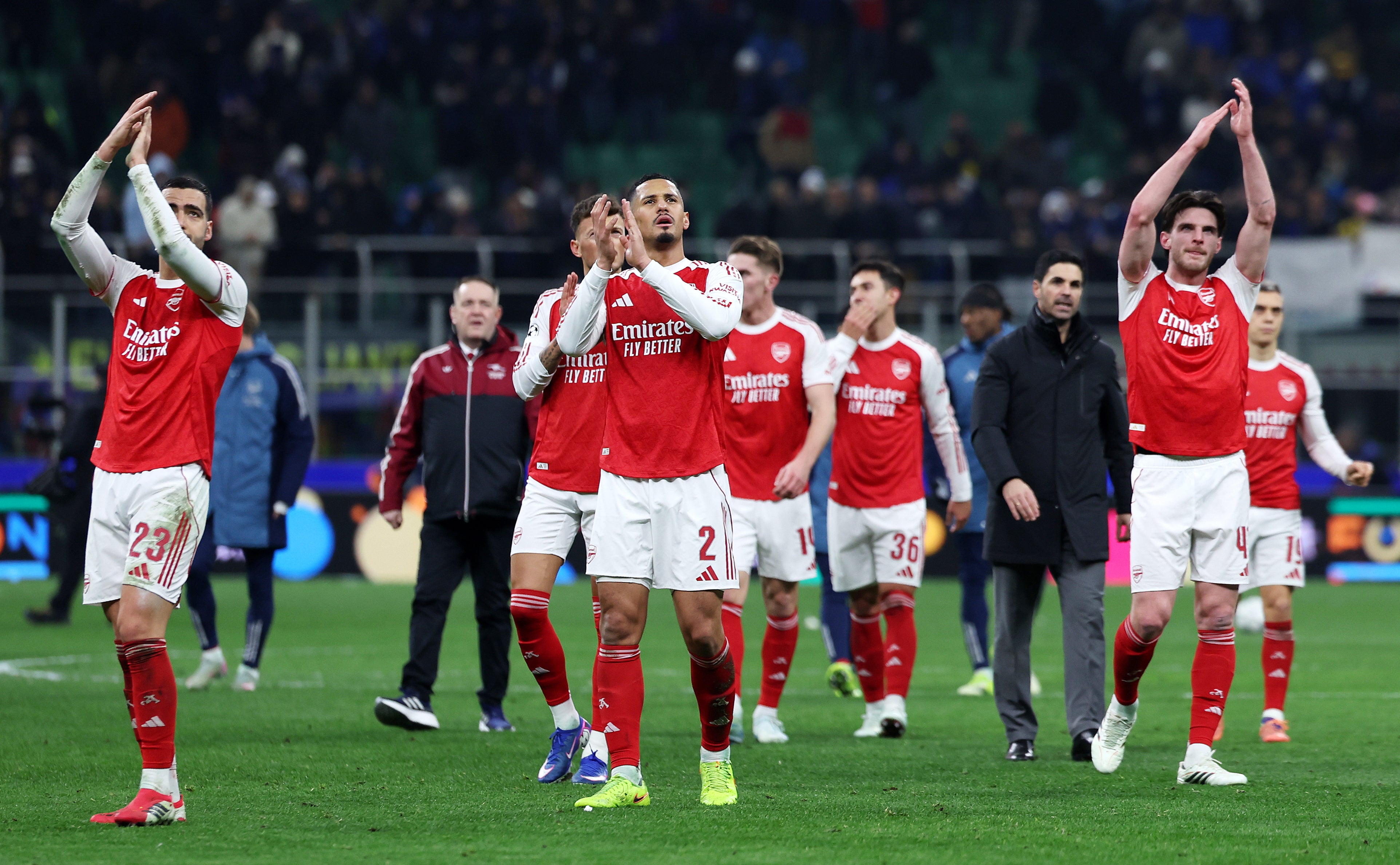 Arsenal have sealed their place in the last 16 of the Champions League