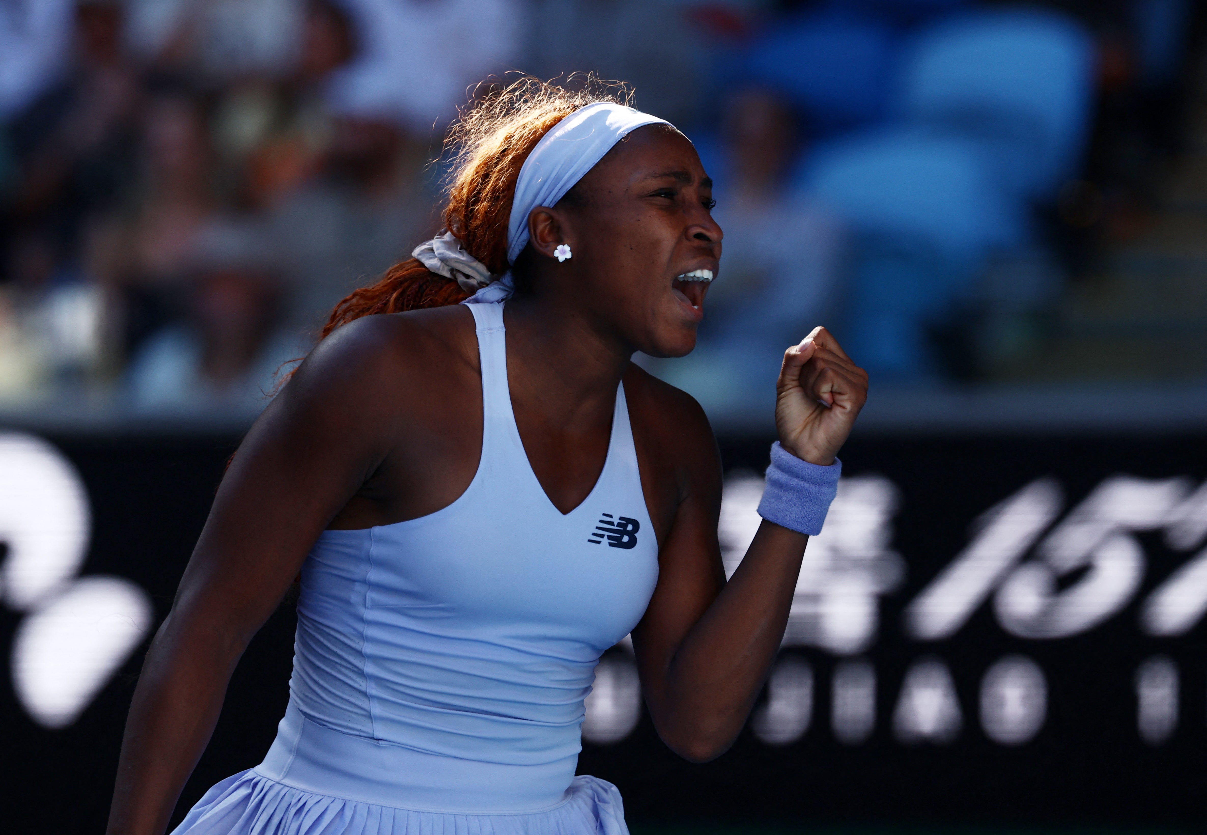 Coco Gauff had to show her resilience as she came from a set down to win on Friday