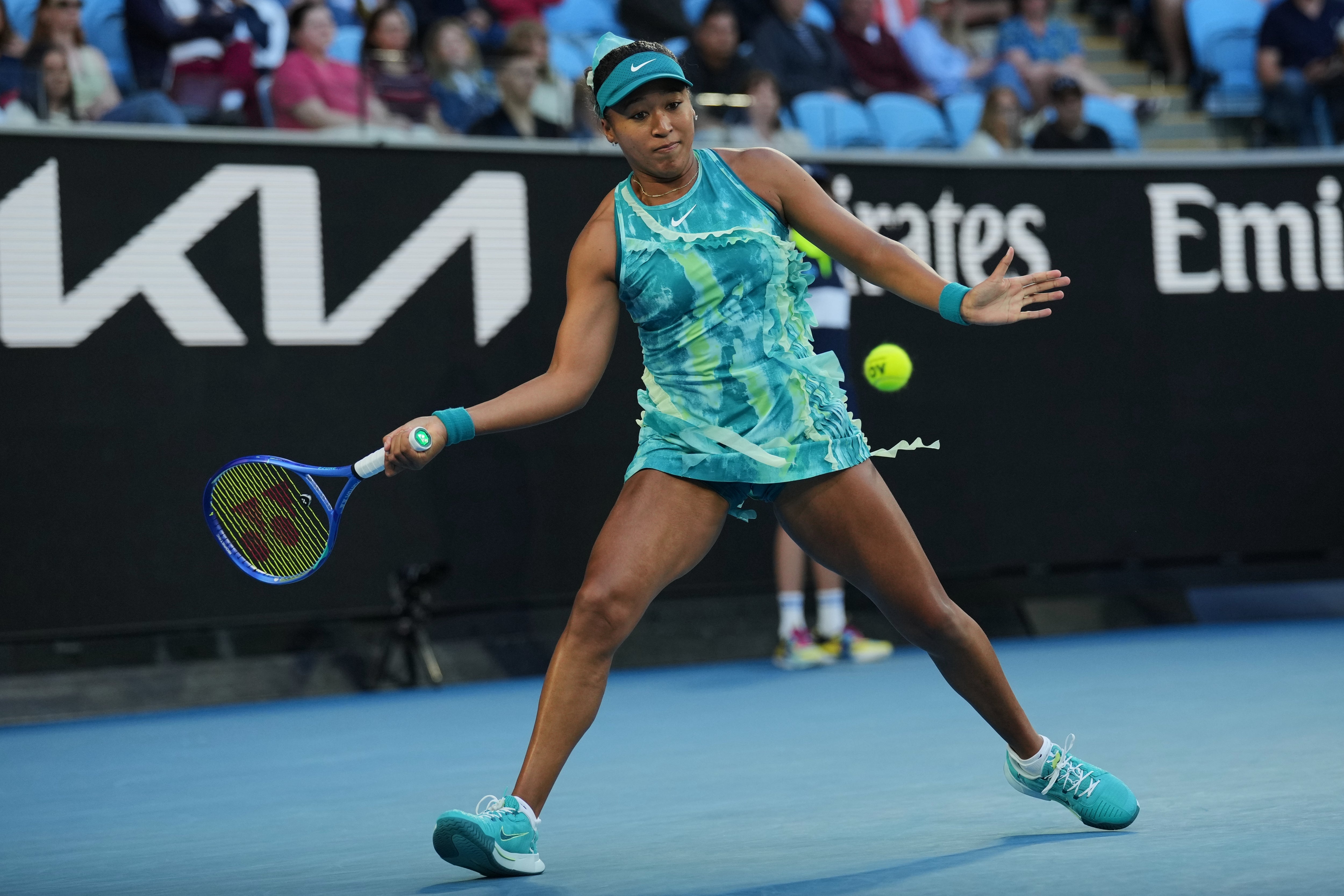 Naomi Osaka had looked good at the Australian Open this week but has been forced to withdraw through injury